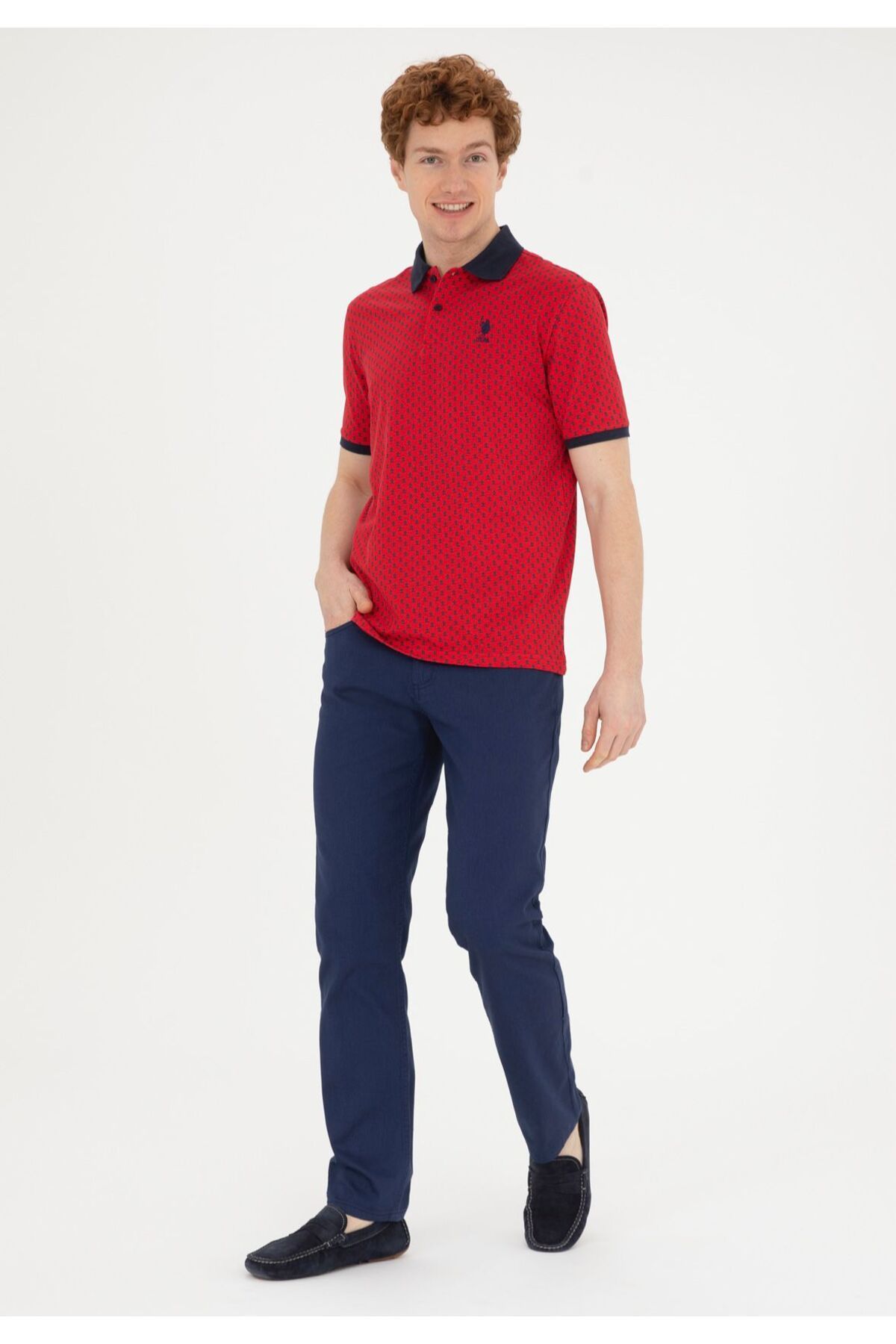 U.S. Polo Assn.-Men's Red T-Shirt 2