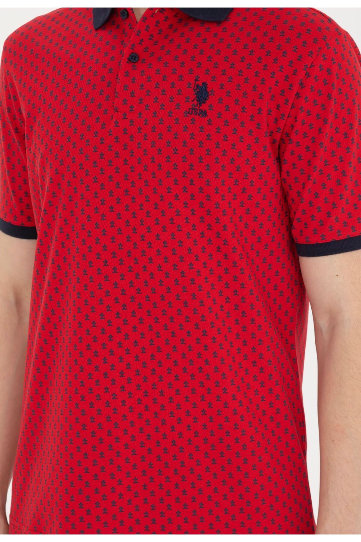 U.S. Polo Assn.-Men's Red T-Shirt 4