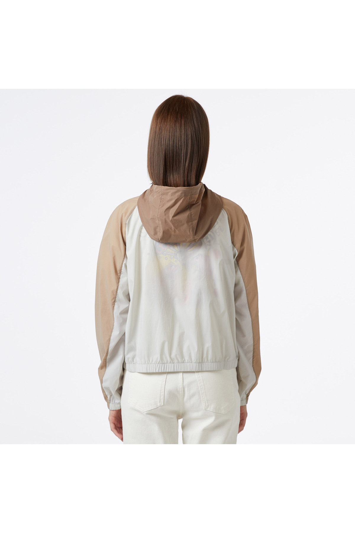 Converse Lightweight Windbreaker Kadın Kahverengi Ceket görsel 2