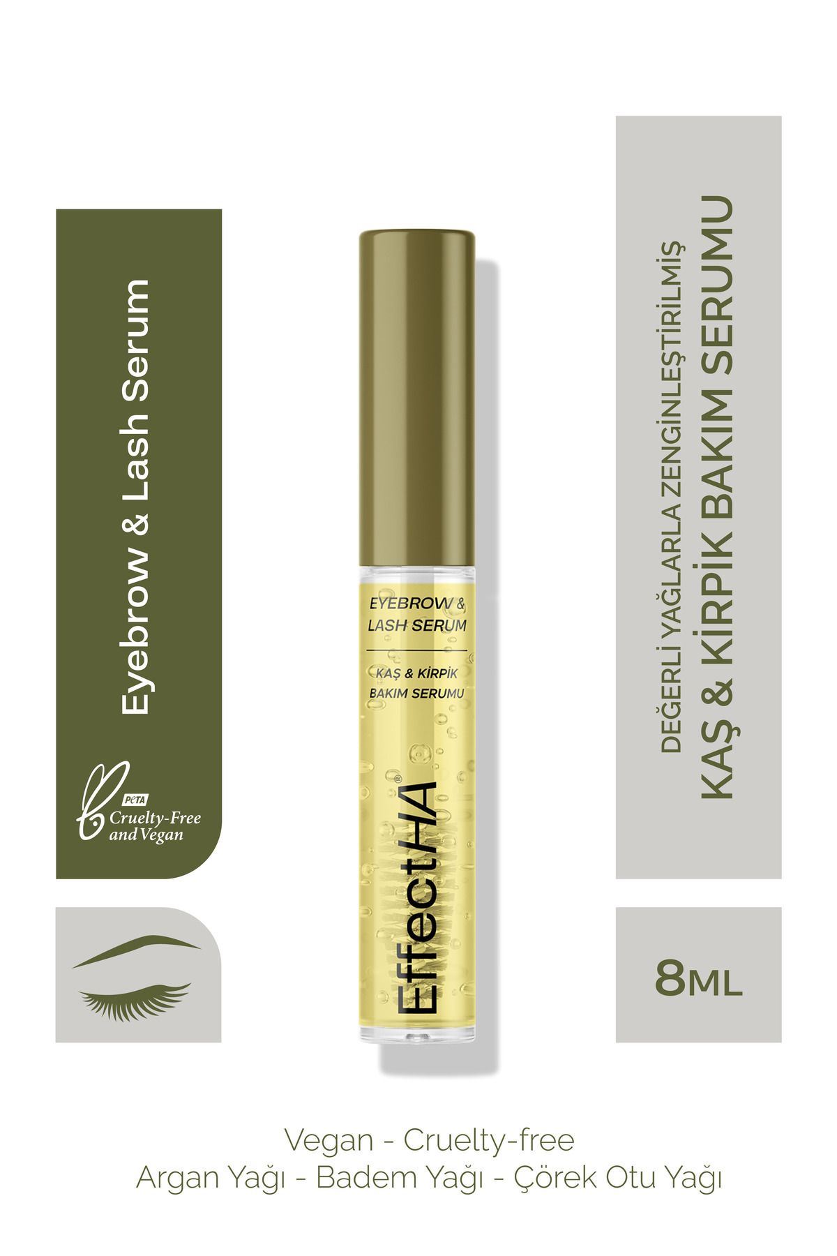 EffectHA Eyebrow & Lash Serum Besleyici Kaş Ve Kirpik Serumu