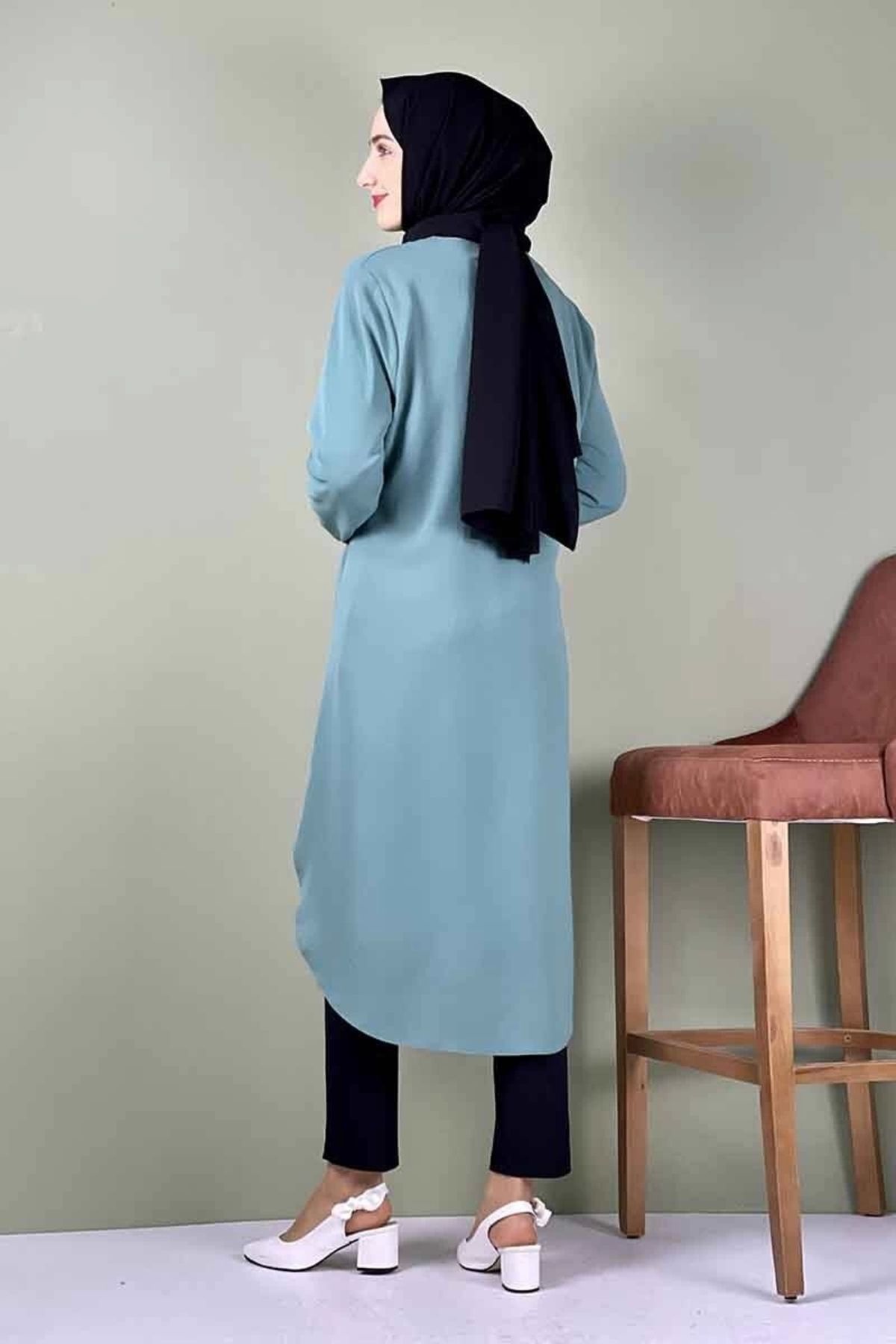 Moda Çizgi-Plus Size Tunic - Relaxed Fit 5