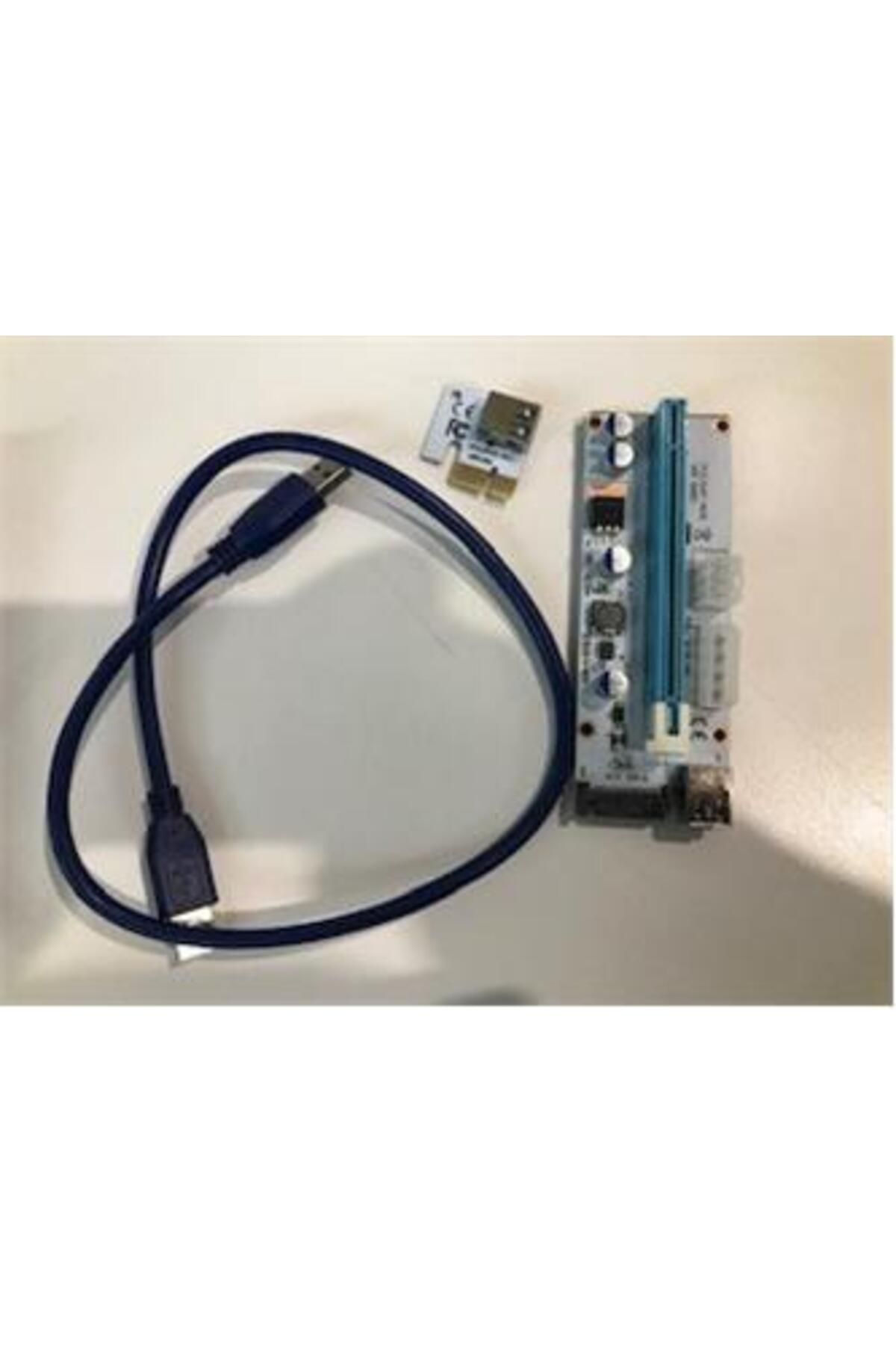 S-LINK Sl- Ex10 Pcı-e 1x To 16x Sata 6pin Bitcoin Riser Ekran Kartı Yükseltici