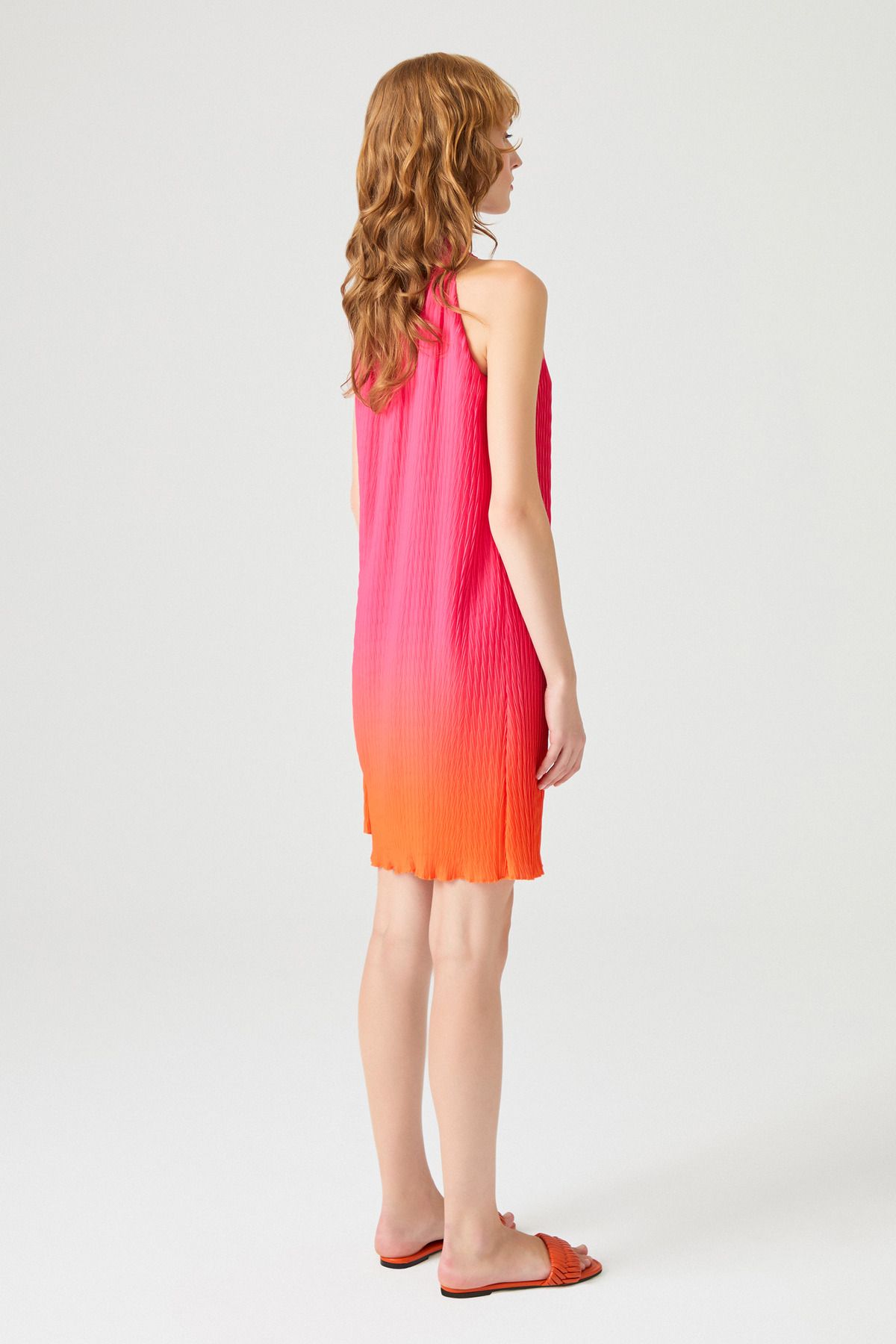 Naramaxx-Pleated Gradient Dress 5