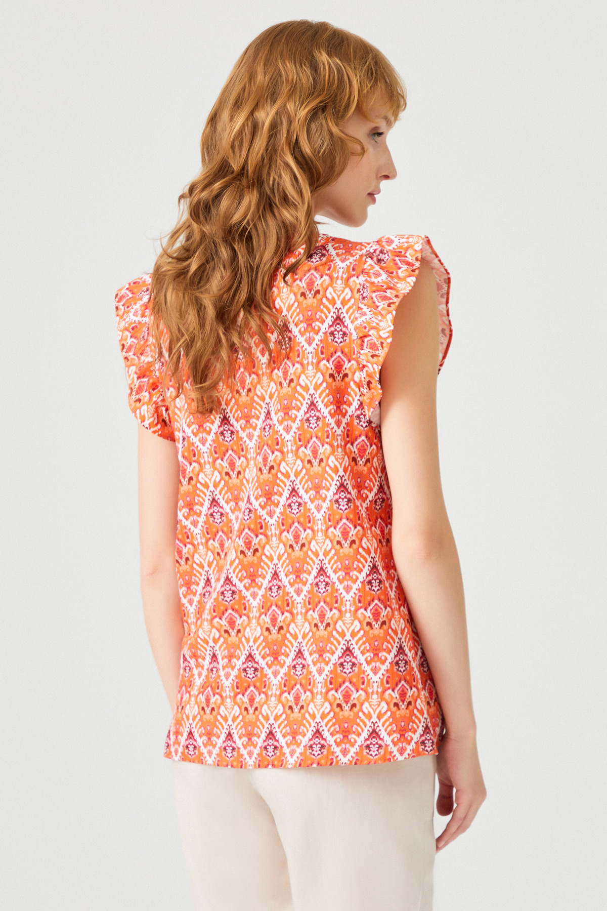 Naramaxx  Yaka Bağlama Detaylı Bluz - Görsel 5