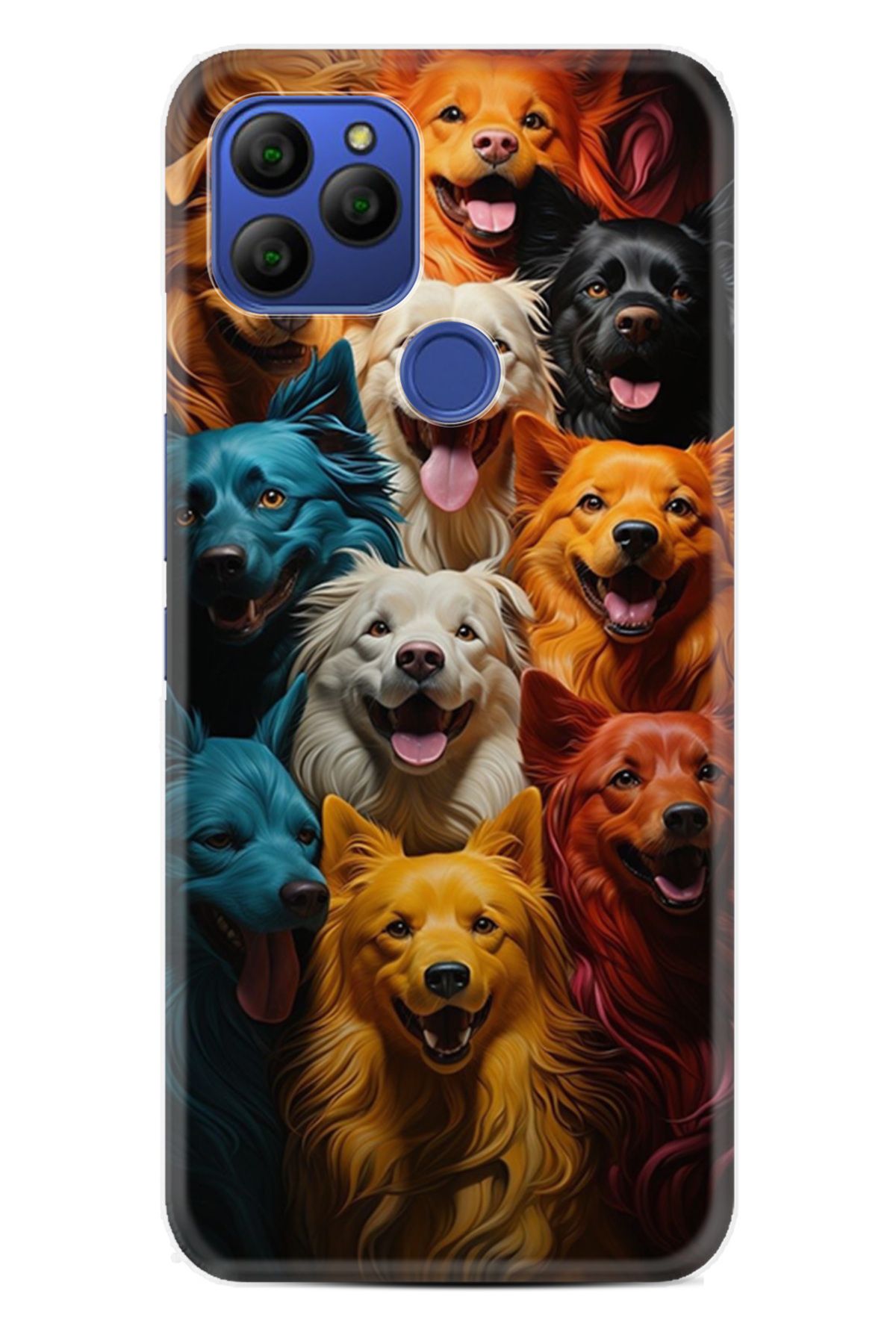 General Mobile GM 21 Kılıf HD Resim Baskılı Köpekçikler StKd -026