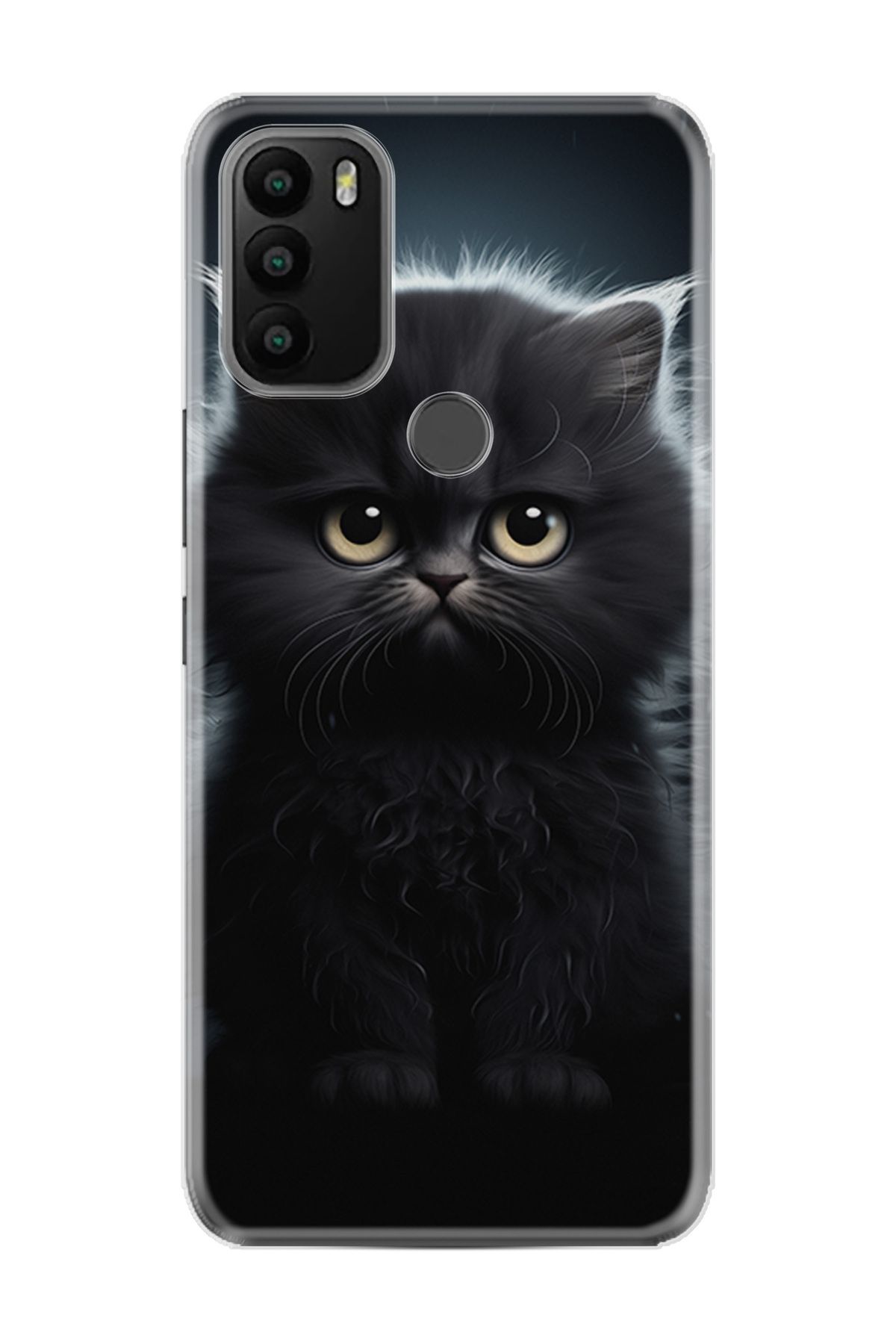 General Mobile GM 21 Plus Kılıf HD Resim Baskılı Tombul Kedi StKd -003