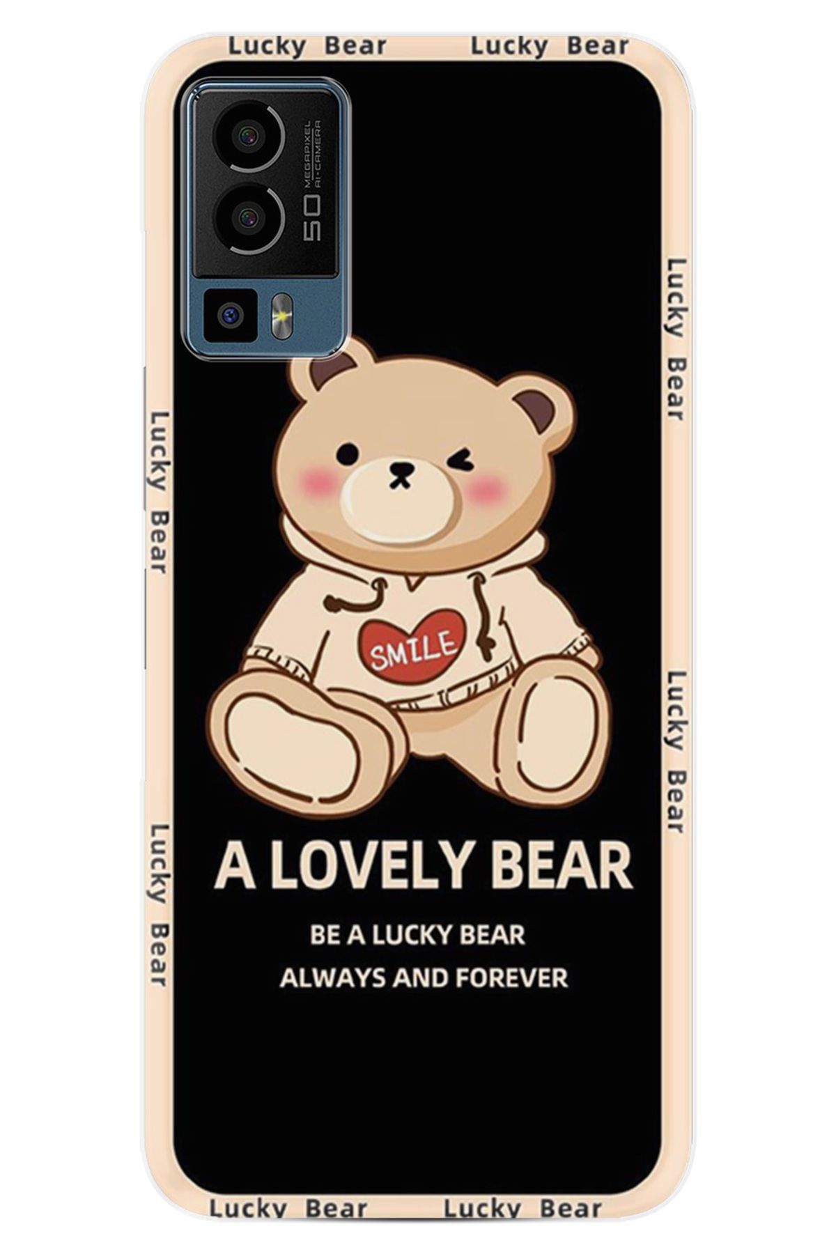 General Mobile 23 Kılıf HD Resim Baskılı Lovely Bear StKd -094