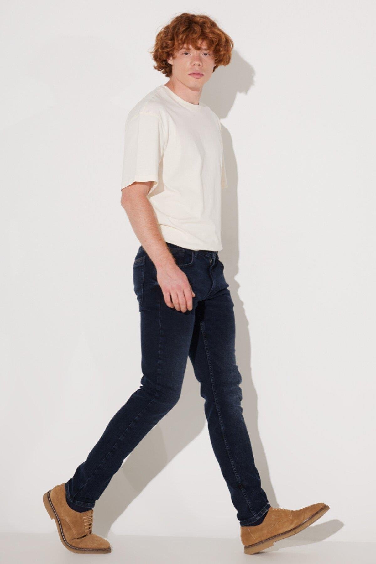 Lee  Luke Jean Pantolon Stone - Görsel 4