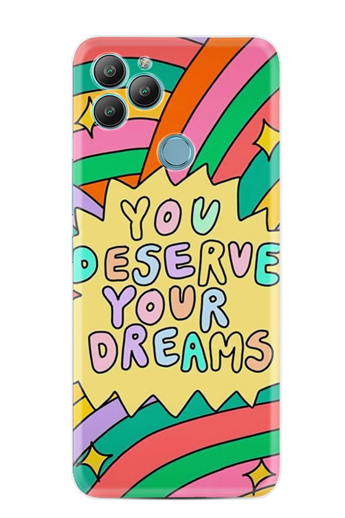 General Mobile GM22 Kılıf HD Resim Baskılı You Deserve StKd -056