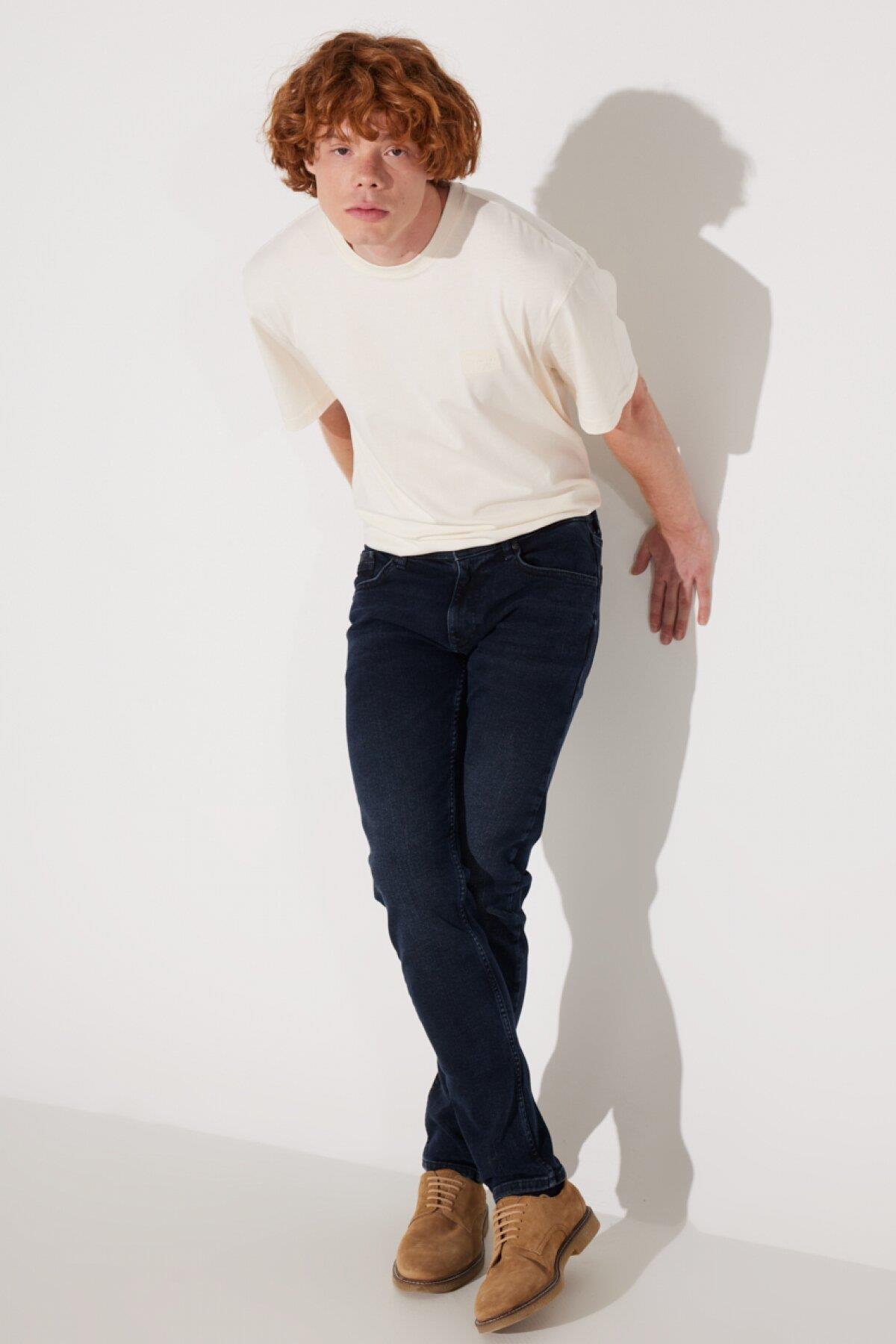 Lee  Luke Jean Pantolon Stone - Görsel 6