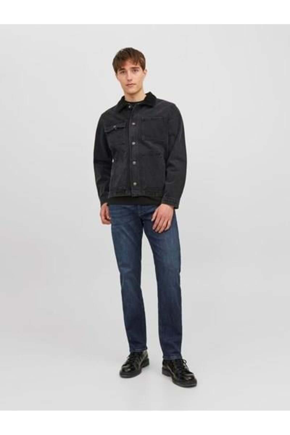 JJICLARK JJEVAN JOS 098 LID NOOS جین آبی جک اند جونز شلوار جین Jack & Jones