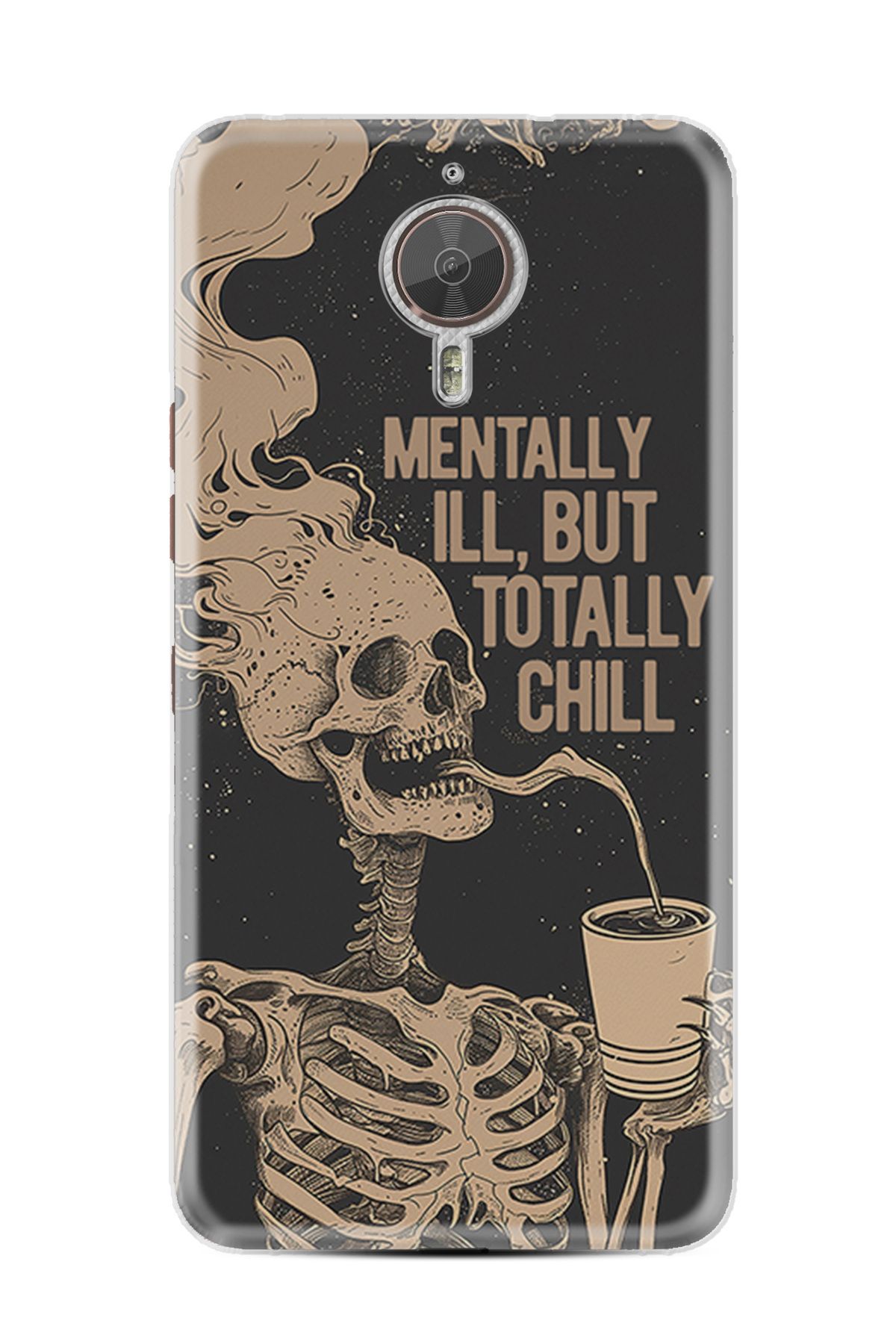 General Mobile GM5 Plus Kılıf HD Resim Baskılı Mentally StKd -006
