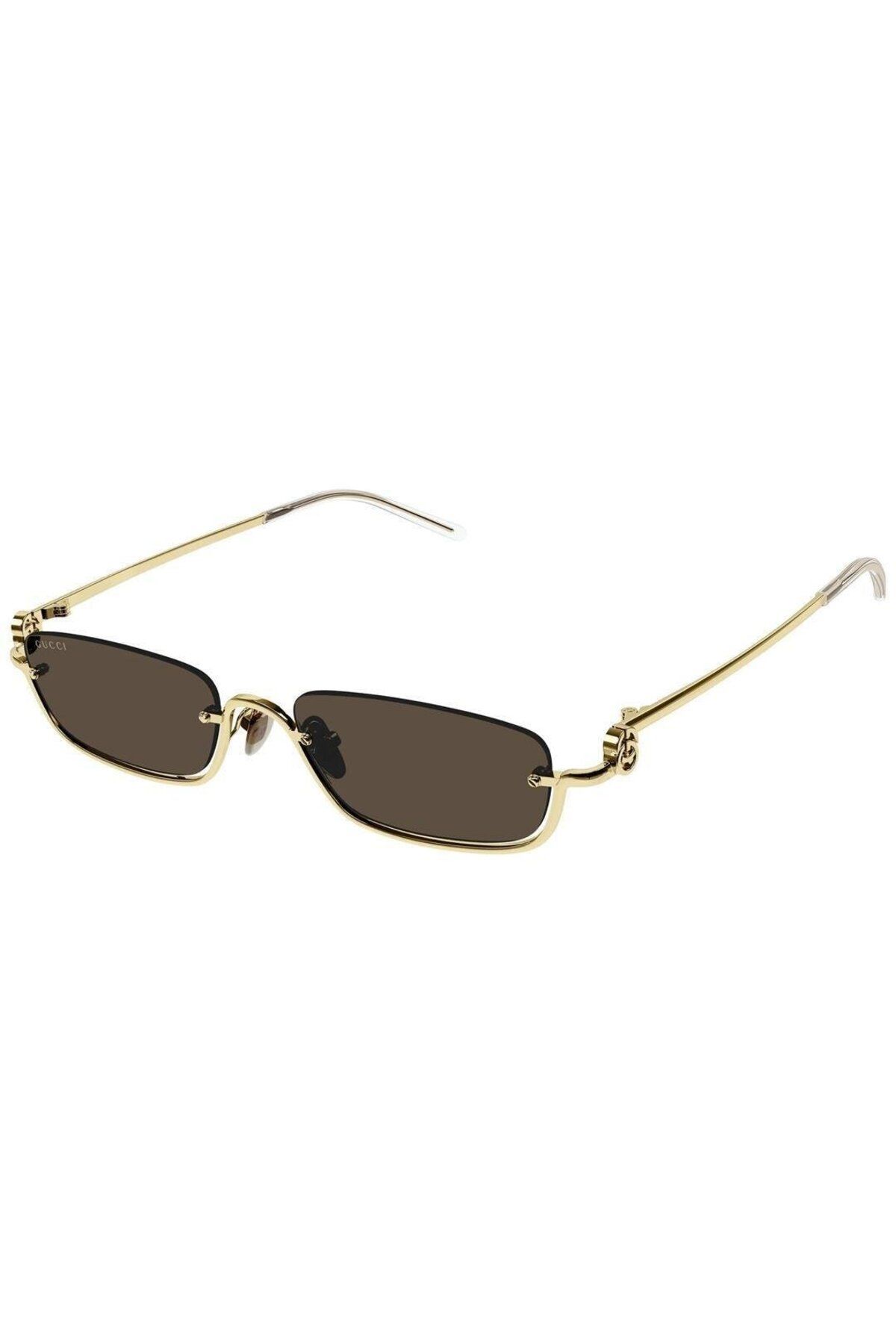 Gucci-Sunglasses - Brown - Gold 1