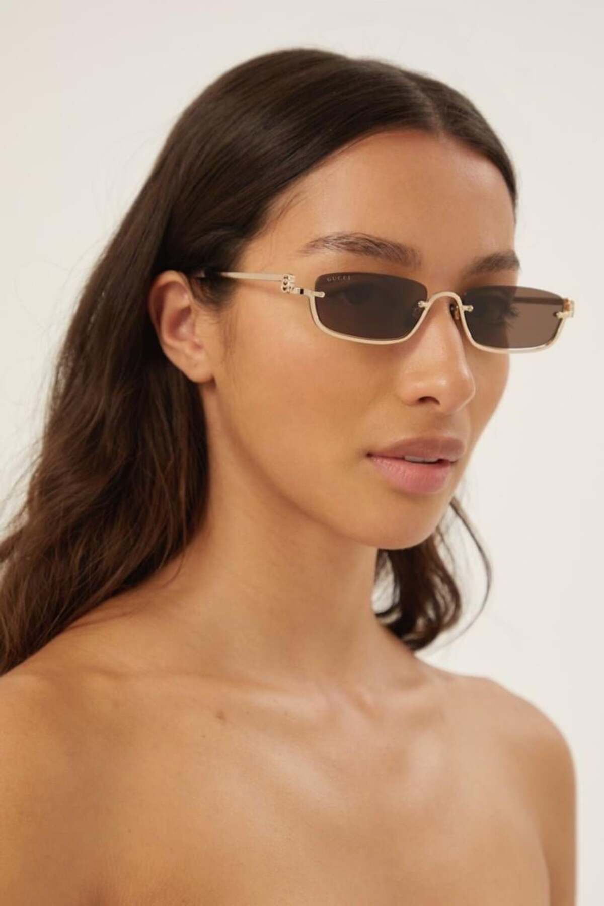 Gucci-Sunglasses - Brown - Gold 4