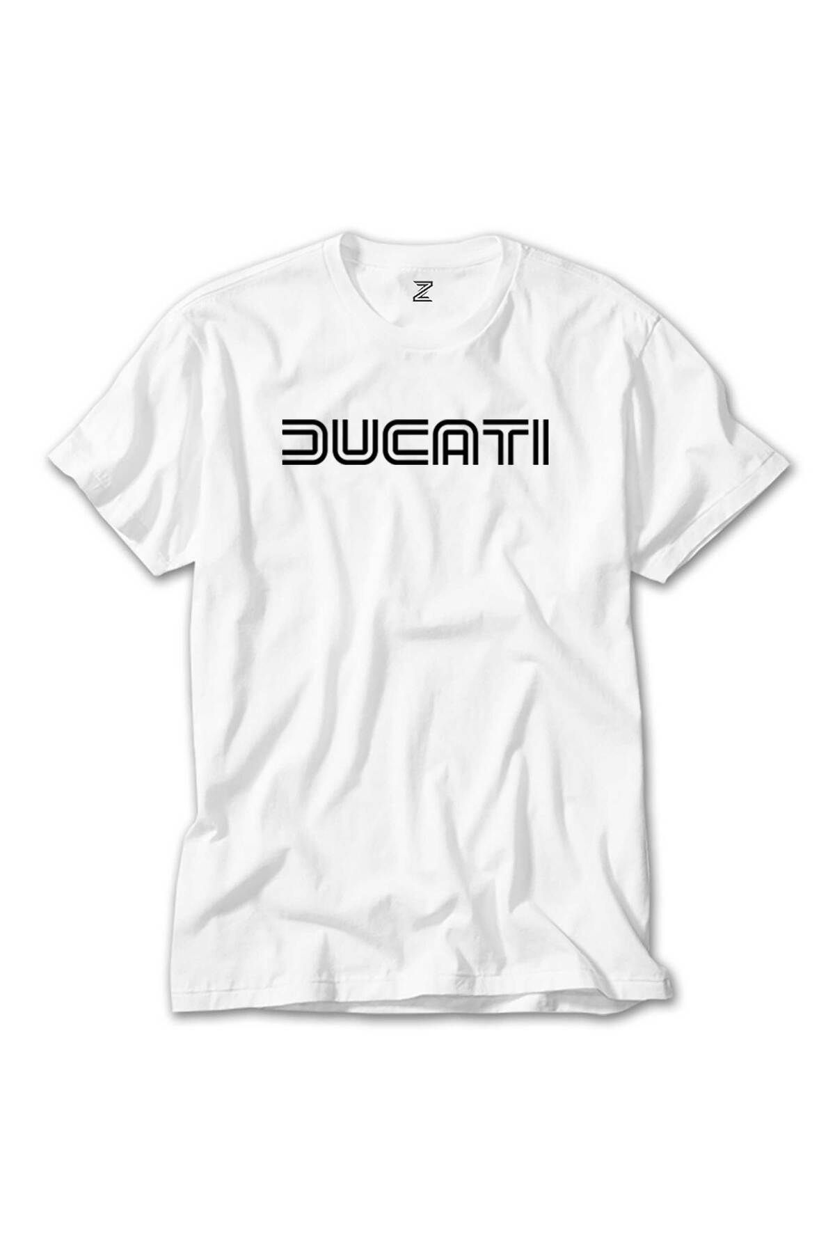 WAKHA Ducati Text Beyaz Tişört