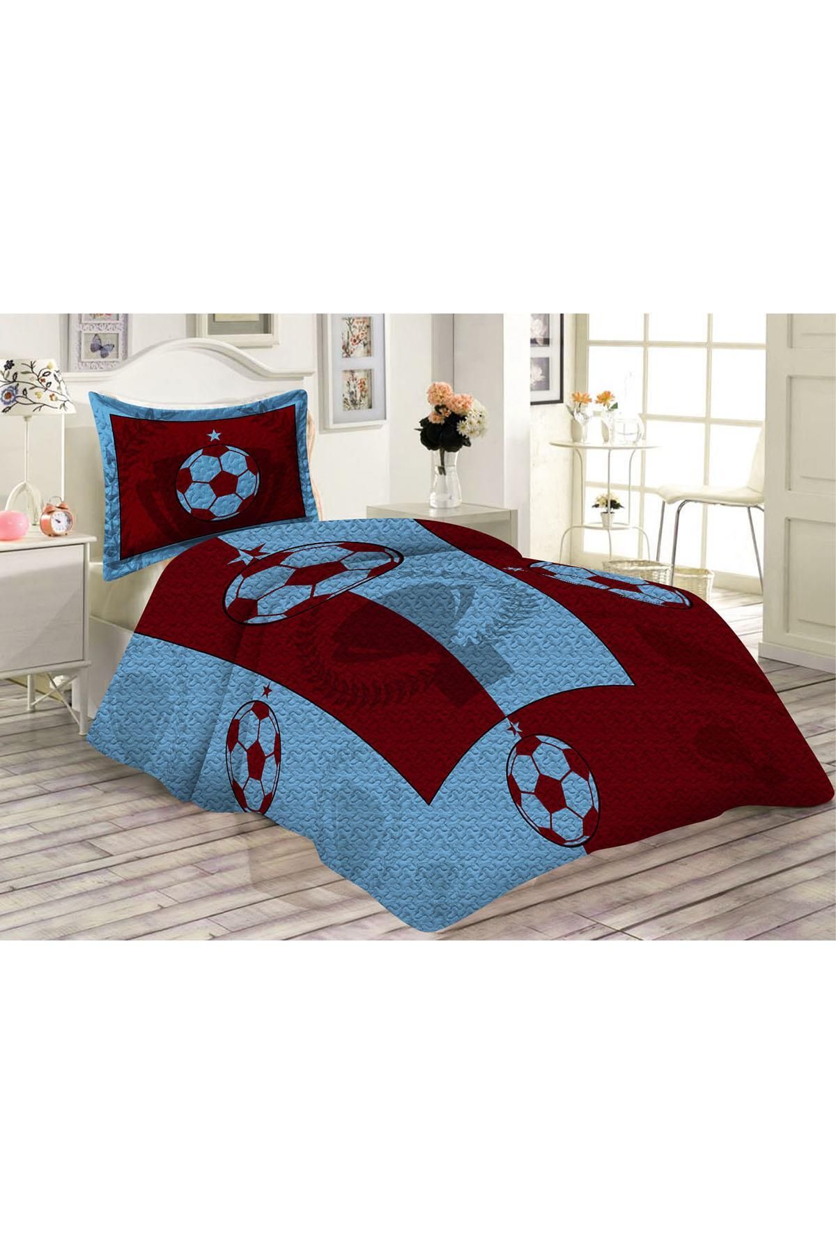 Doruklar Home Collection Țesătură Din Catifea Umplută Cu Bumbac, Model Modern Pentru Cameră Pentru Copii, Set De Cuverturi De Pat Matlasate Pentru O
