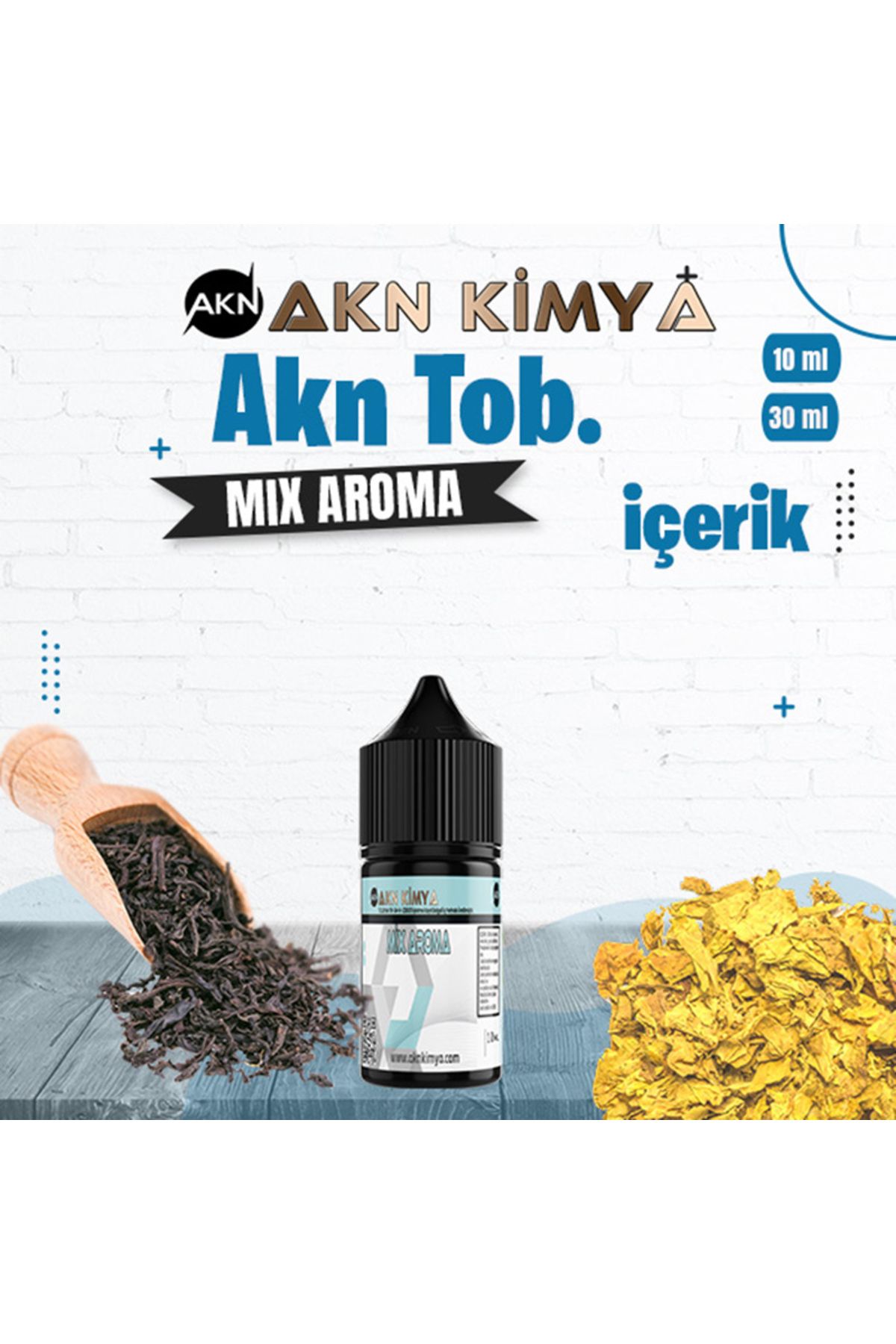 akn kimya Akn Tob Mix Aroma Gıda Aroması 10 ml