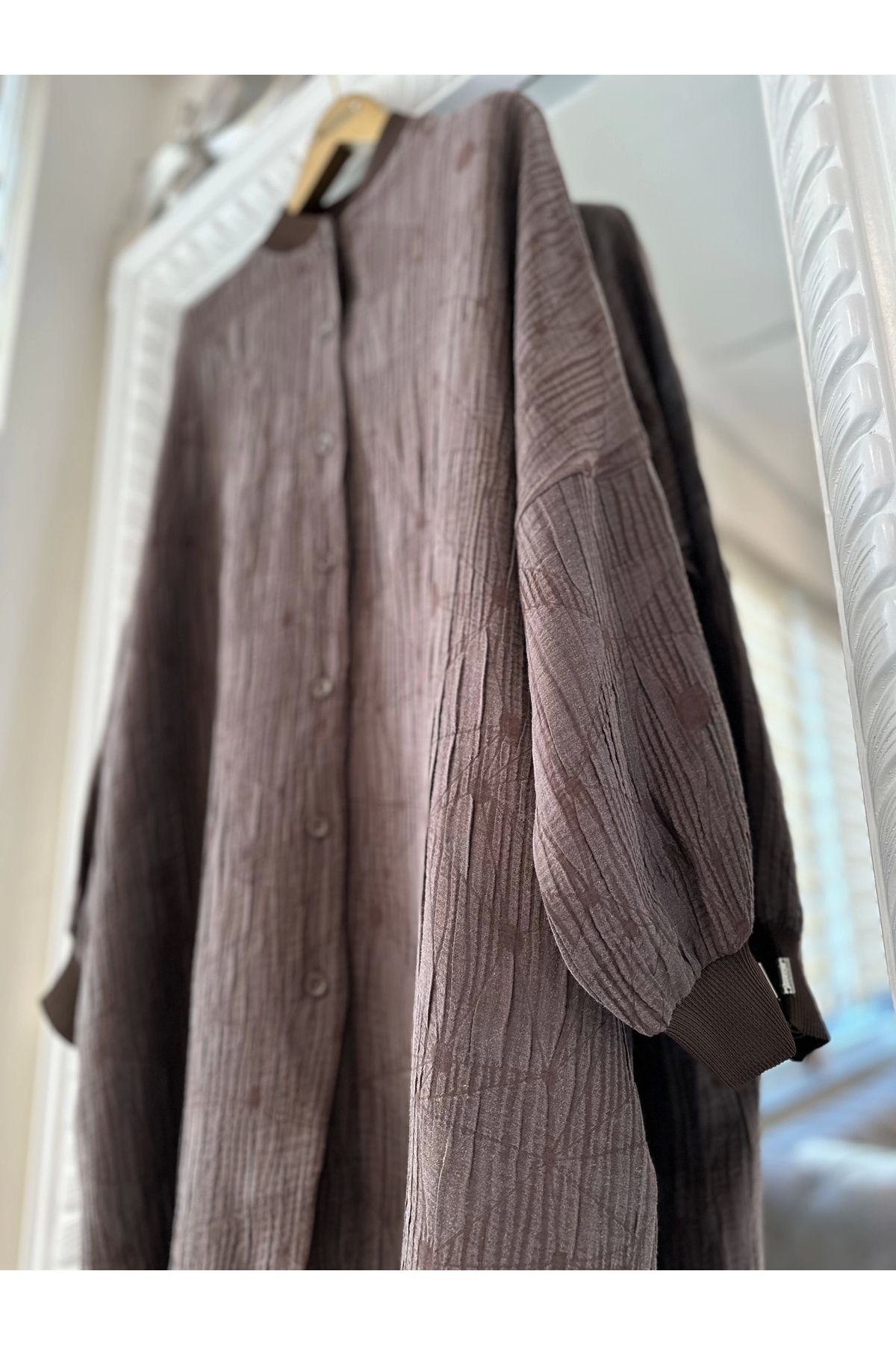 Invee-INVEE 6982 Brown Color Modal Tunic 5