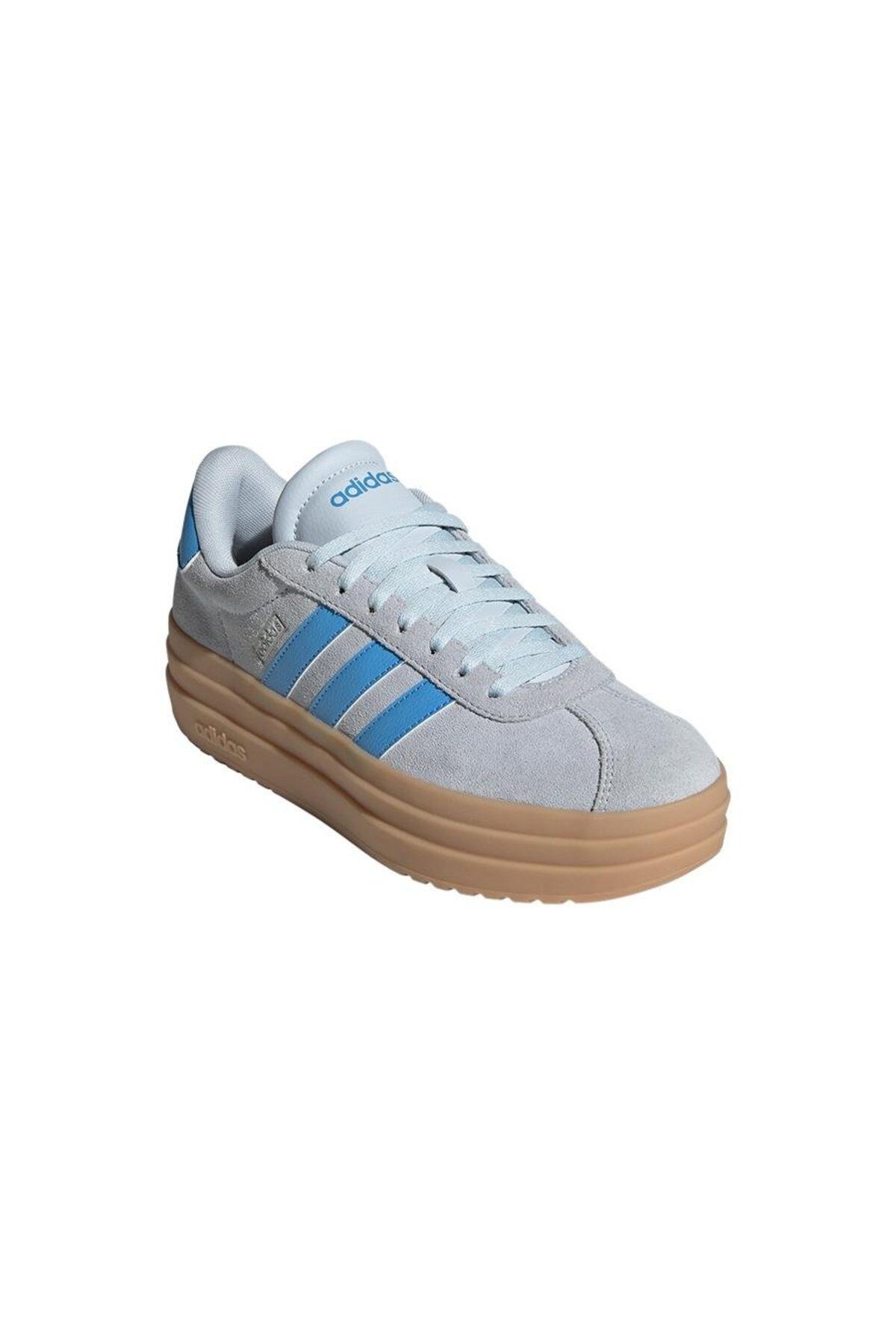 اسنیکر آبی زنانه کفش جسورانه دادگاه VL اورجینال adidas