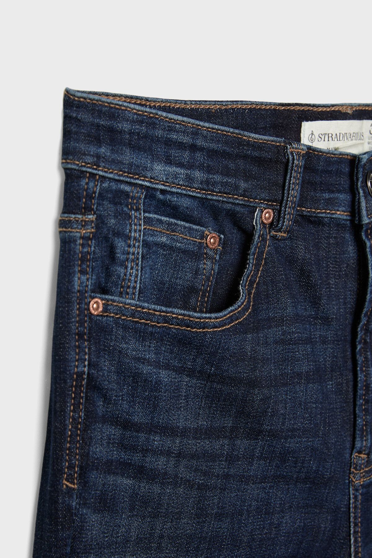 Stradivarius-1400 Regular Waist Skinny Jeans 7