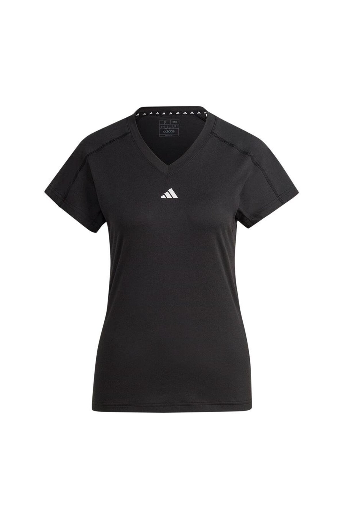 adidas AEROREADY Train Essentials Minimal Branding V Yaka Tişört görsel 2