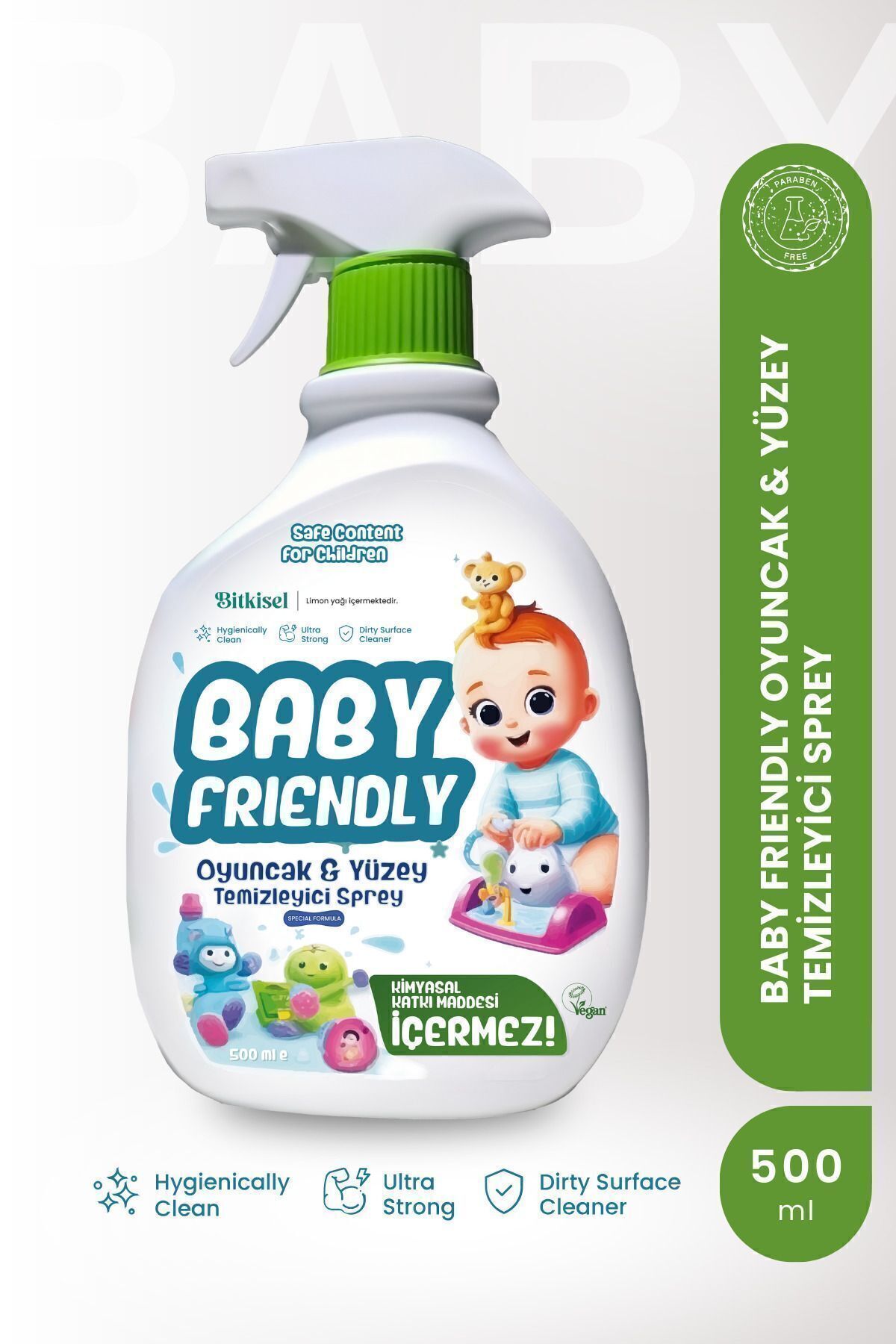 Baby Friendly Oyuncak & Yüzey Temizleyici Sprey