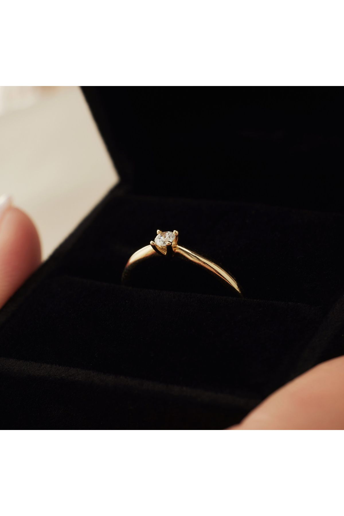 Isabel Bernard-Isabel Bernard De la Paix 14 Karat Ring, Verlobungsring 52 5