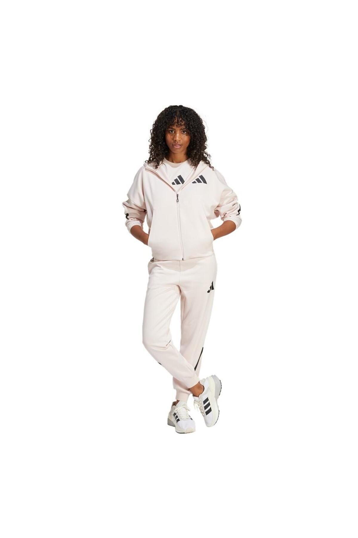 adidas-Z.N.E. Fz W Women's Sweatshirt - Jf4789 7