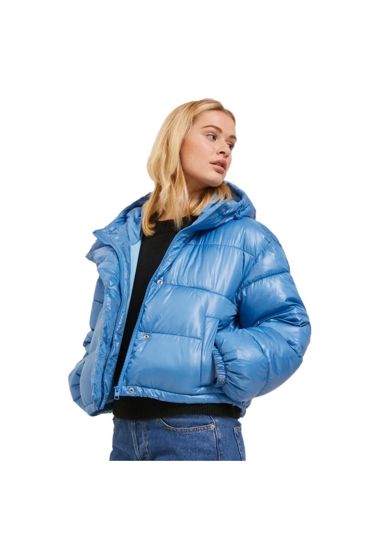 JJXX-12236544 Jxpearl Shine Puffer Jacket Otw Sn Modrá 4
