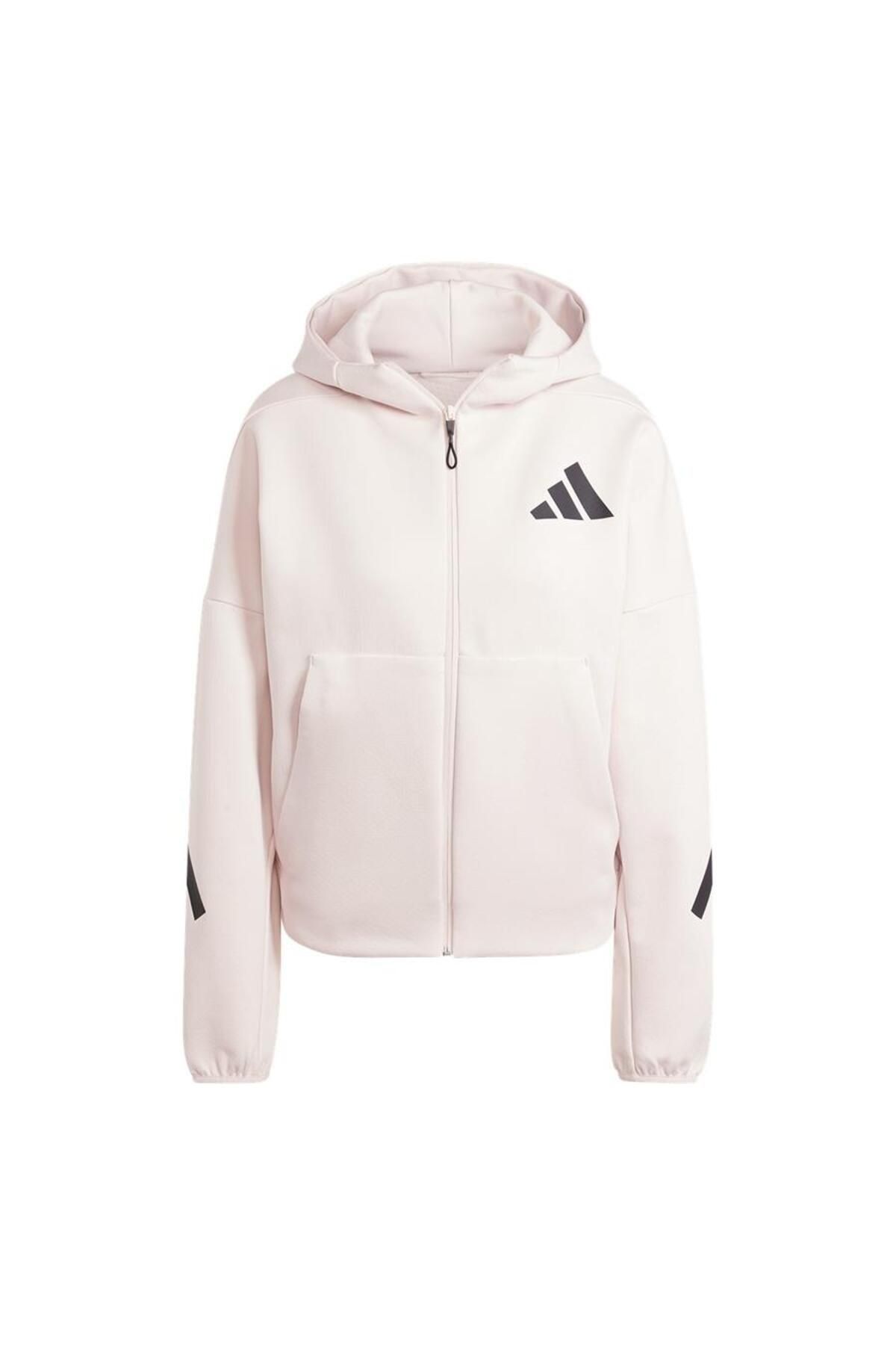 adidas-Z.N.E. Fz W Women's Sweatshirt - Jf4789 2