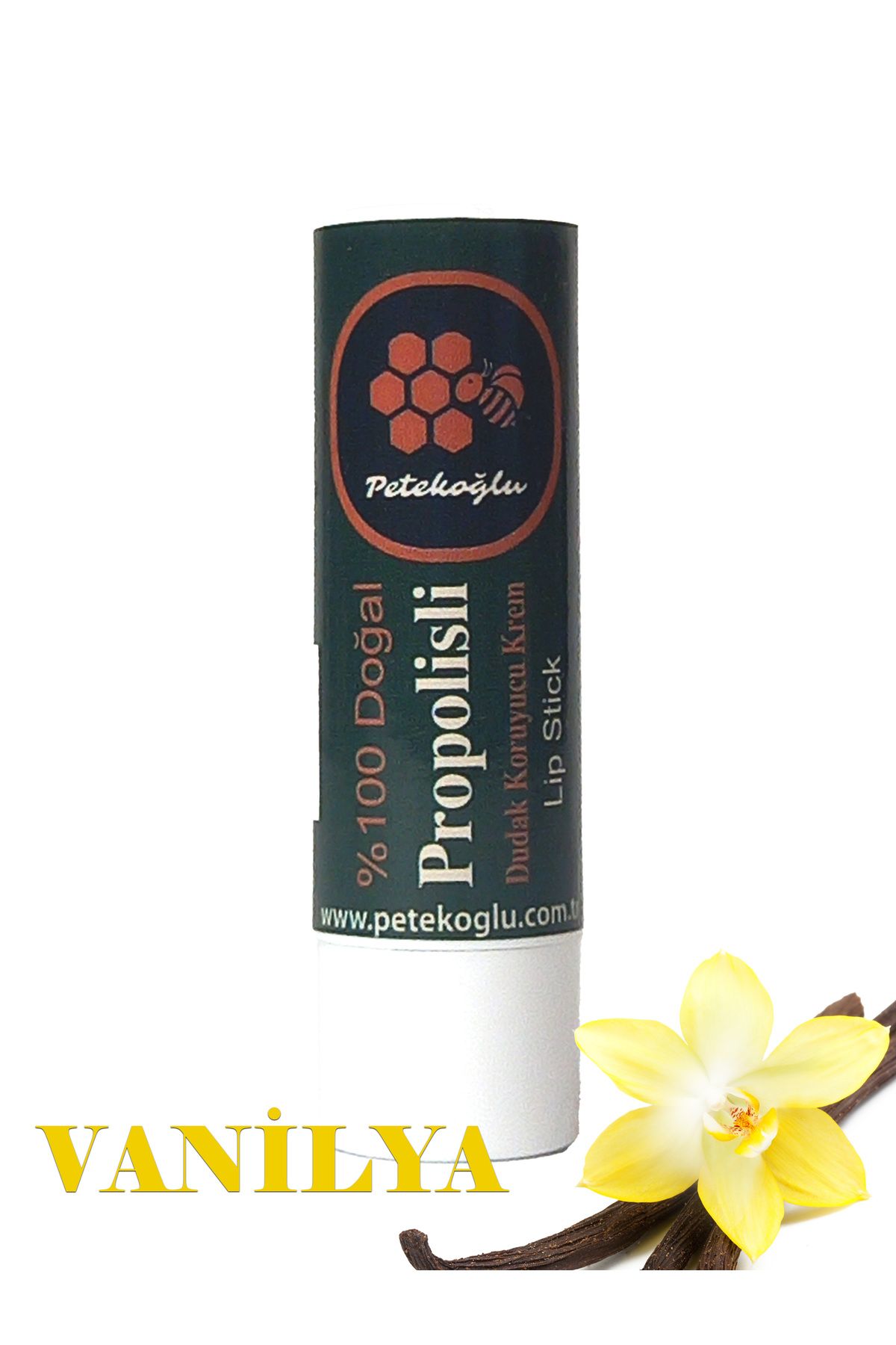 Petekoğlu Propolis, Bal, Shea , Hindistan Cevizi Ve Zeytinyağı El Yapımı Doğal Dudak Kremi Lip Stick Balm