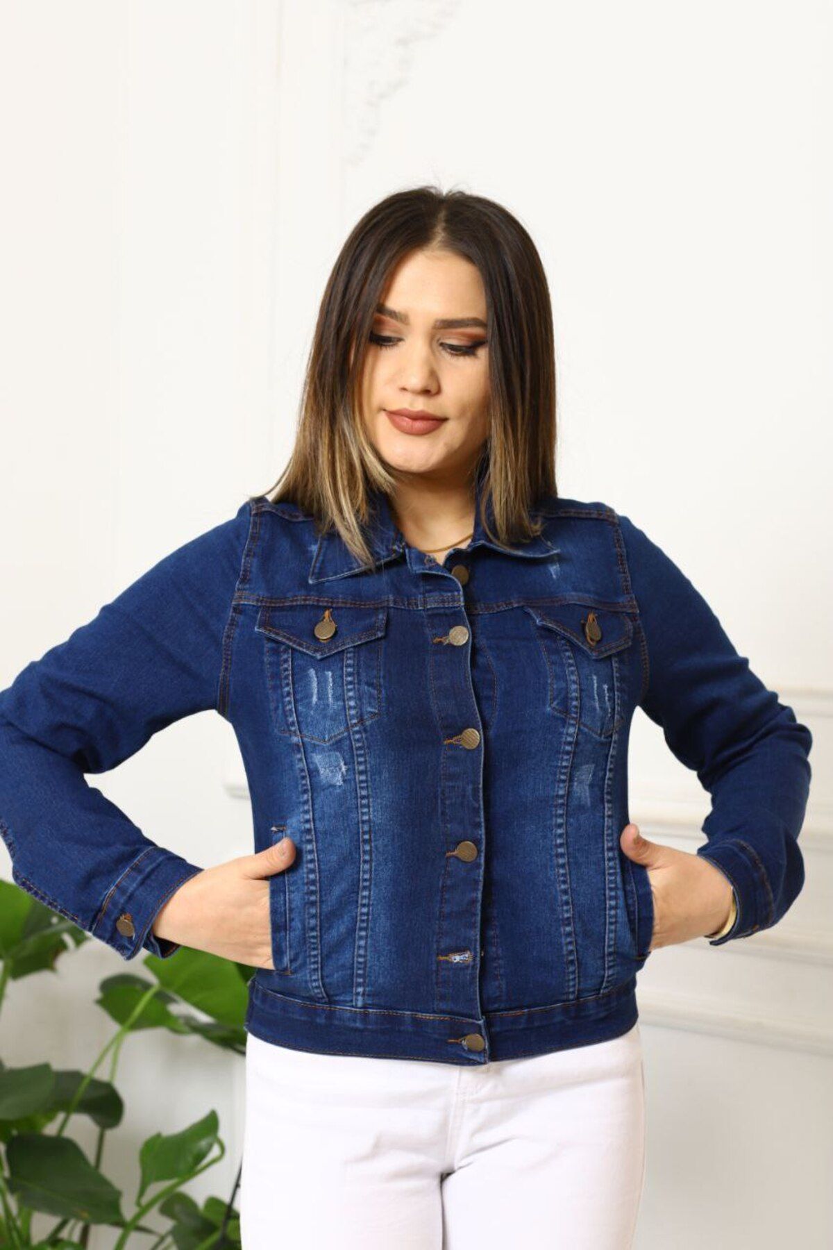 KEJAN TEKSTİL-Jachetă scurtă oversize 6