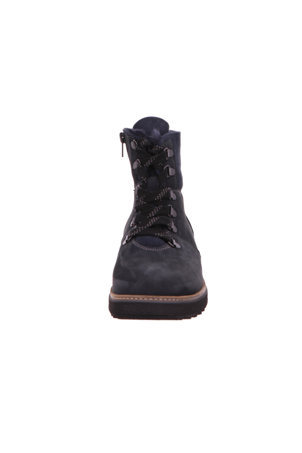 Waldläufer-Schnür-stiefeletten Für Damen In Blau 5