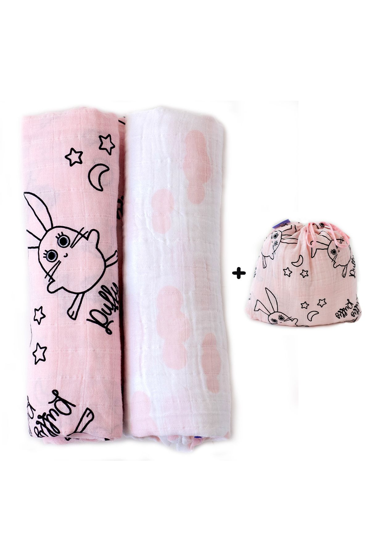 Milk & Moo-Milk&Moo Chancin Musselin Wickeldecke 2er-Set 1