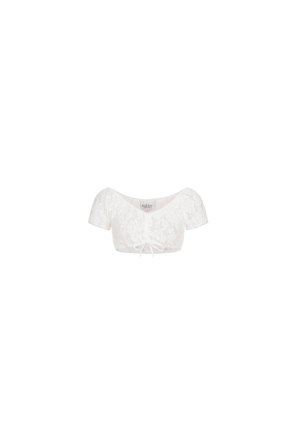 Nübler-Trachtenbluse für Damen in weiß 1