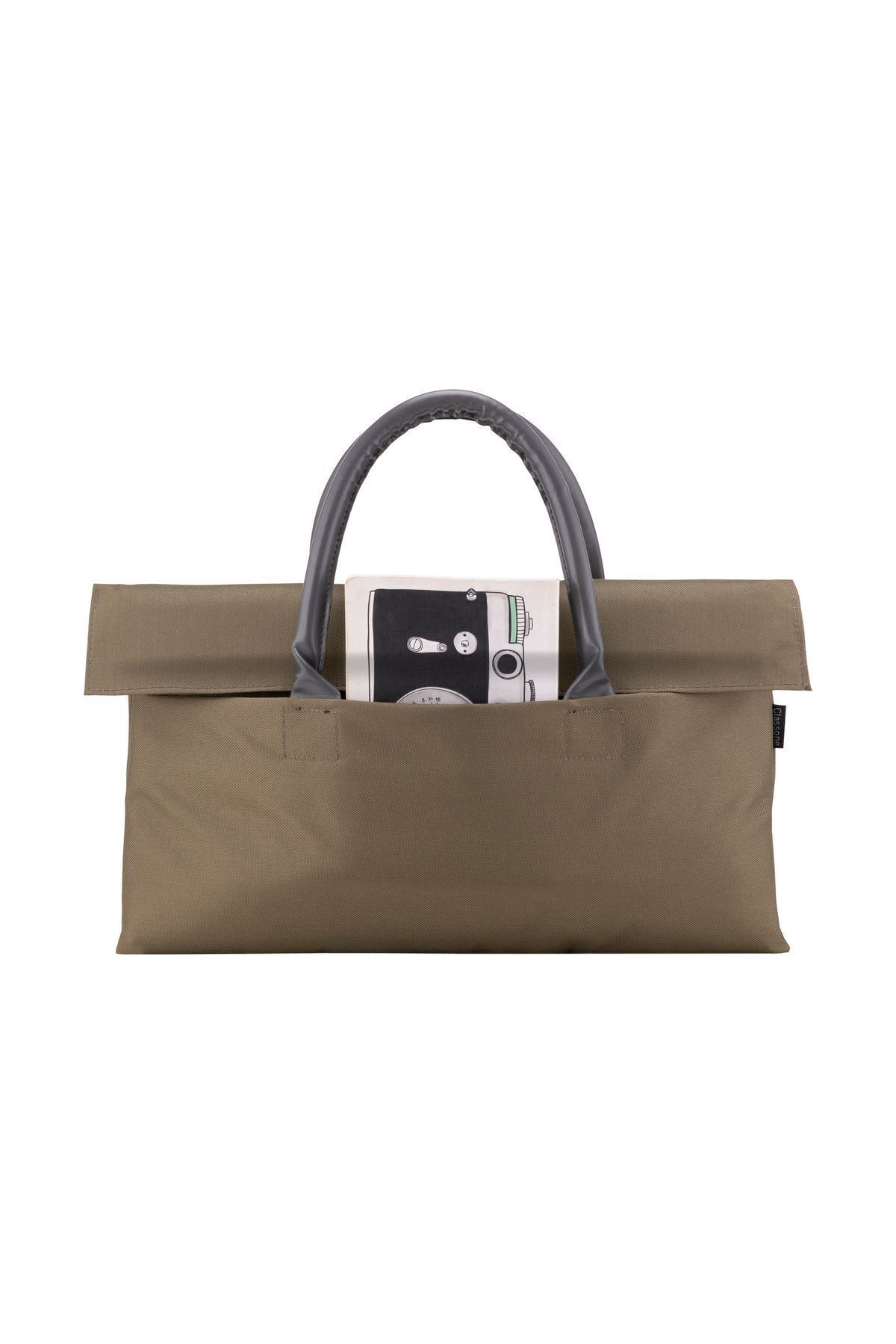 Classone-MacBook Air and Laptop Tote Bag with Green Waterproof Fabric 5