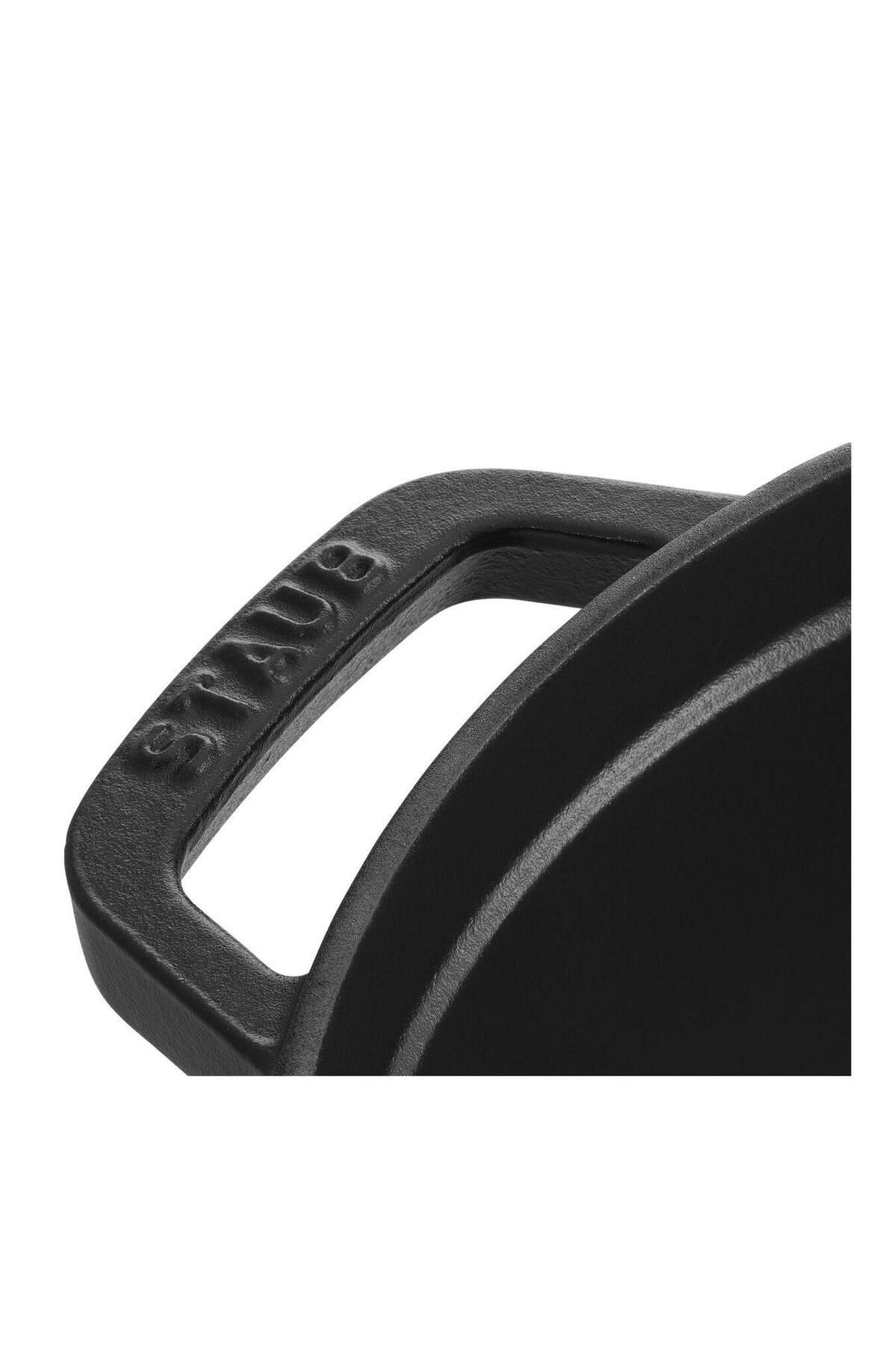STAUB-La Cocotte 20cm 2.2Lt. Round Black Cast Iron Pot - 405094870 4