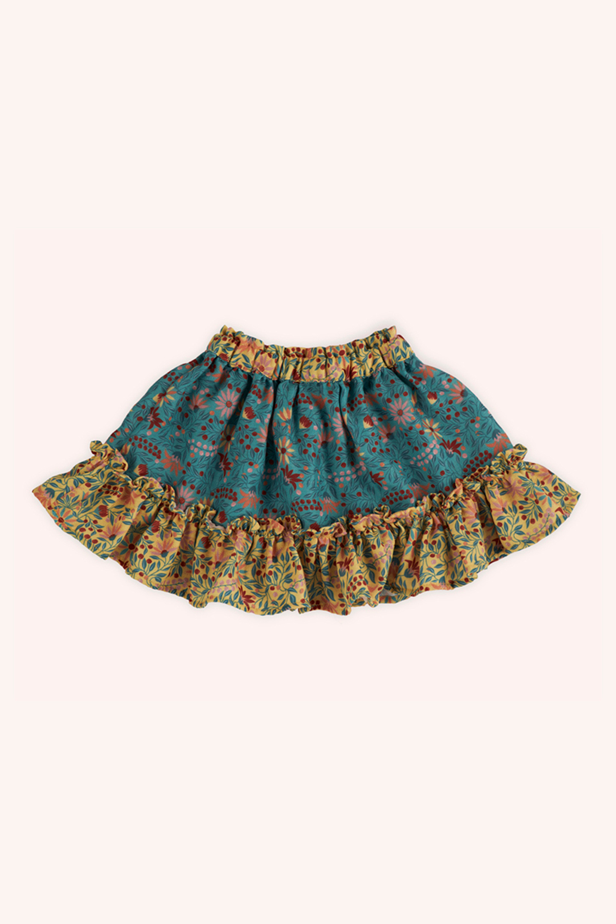 Panço Kız Bebek Desenli Yeşil Etek fotoğrafı 2 (önizleme)