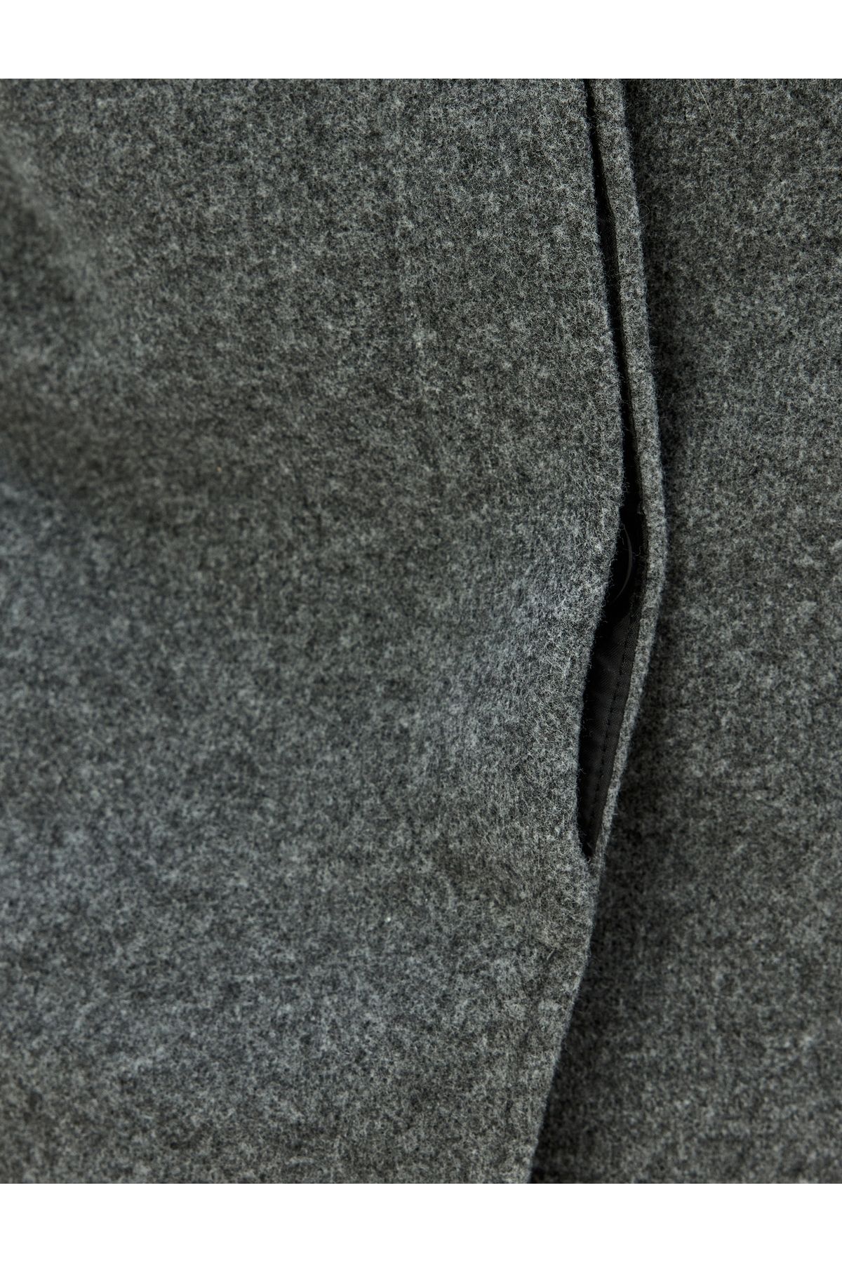 Koton-Stamped Crop Jacket - with Buttons and Pockets 7