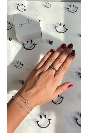 GAMZE ÇELİK VIP BİLEKLİK VE AYARLANMALI YÜZÜK SET