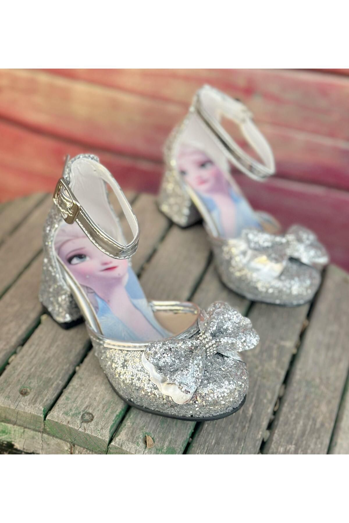 Surpie Shoes-Children's Heeled Shoes, Elsa Heeled Shoes, Children's Evening Dress Shoes 1