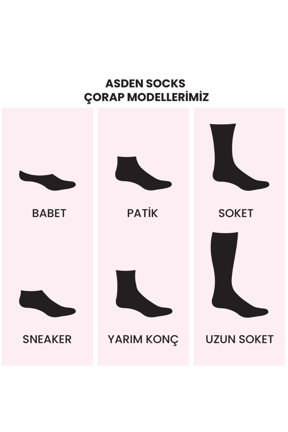ASDEN Unisex Bambu Kolej Tenis Çorap Premium, Beyaz Çizgili 3'lü Paket görsel 4