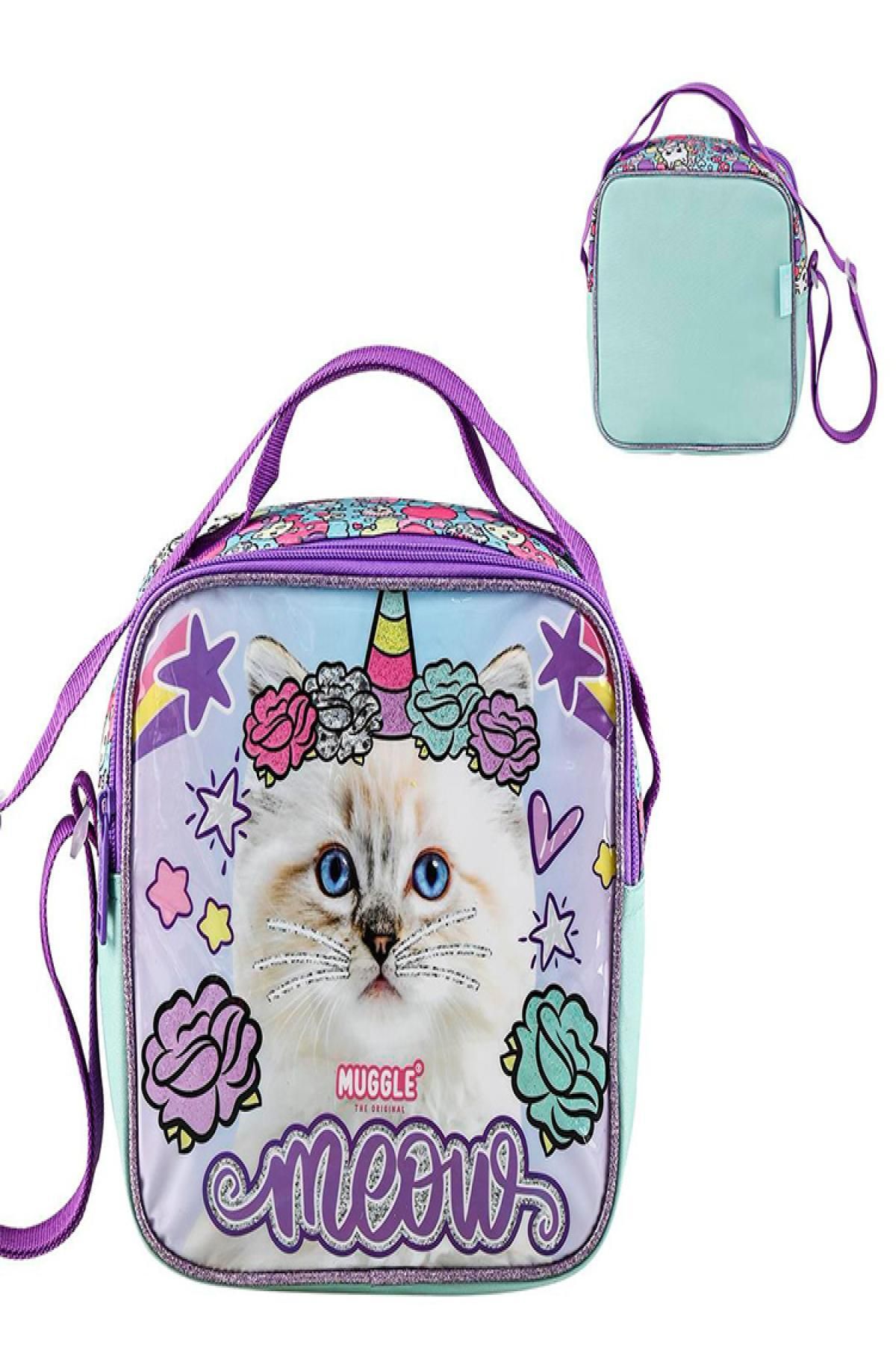 MMB Boutique Muggle Mu 9025 Pretty Cat Koleksiyonu Beslenme Çantası