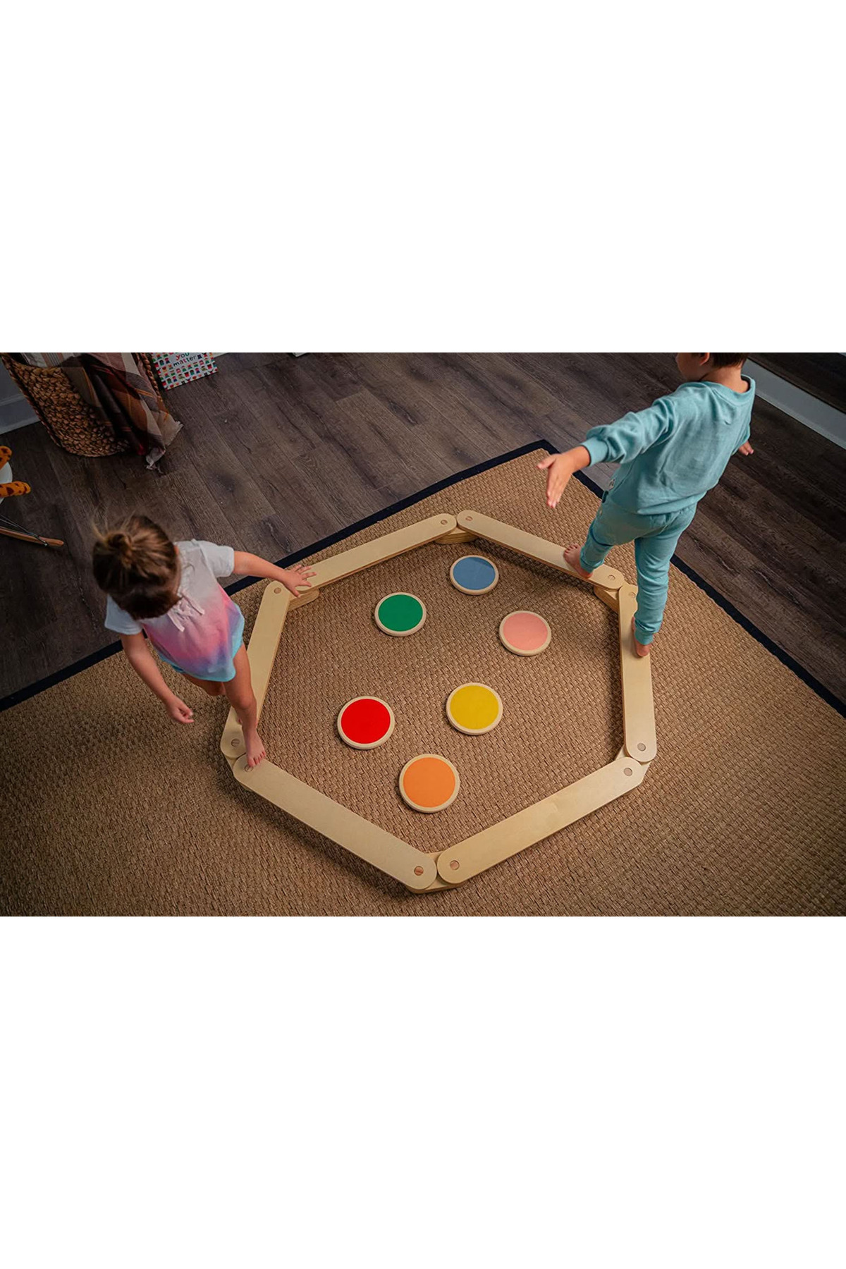 Galery Wood Montessori Ahşap Denge Kirişi (4 SOPA 4 TAŞ) fotoğrafı 6 (önizleme)