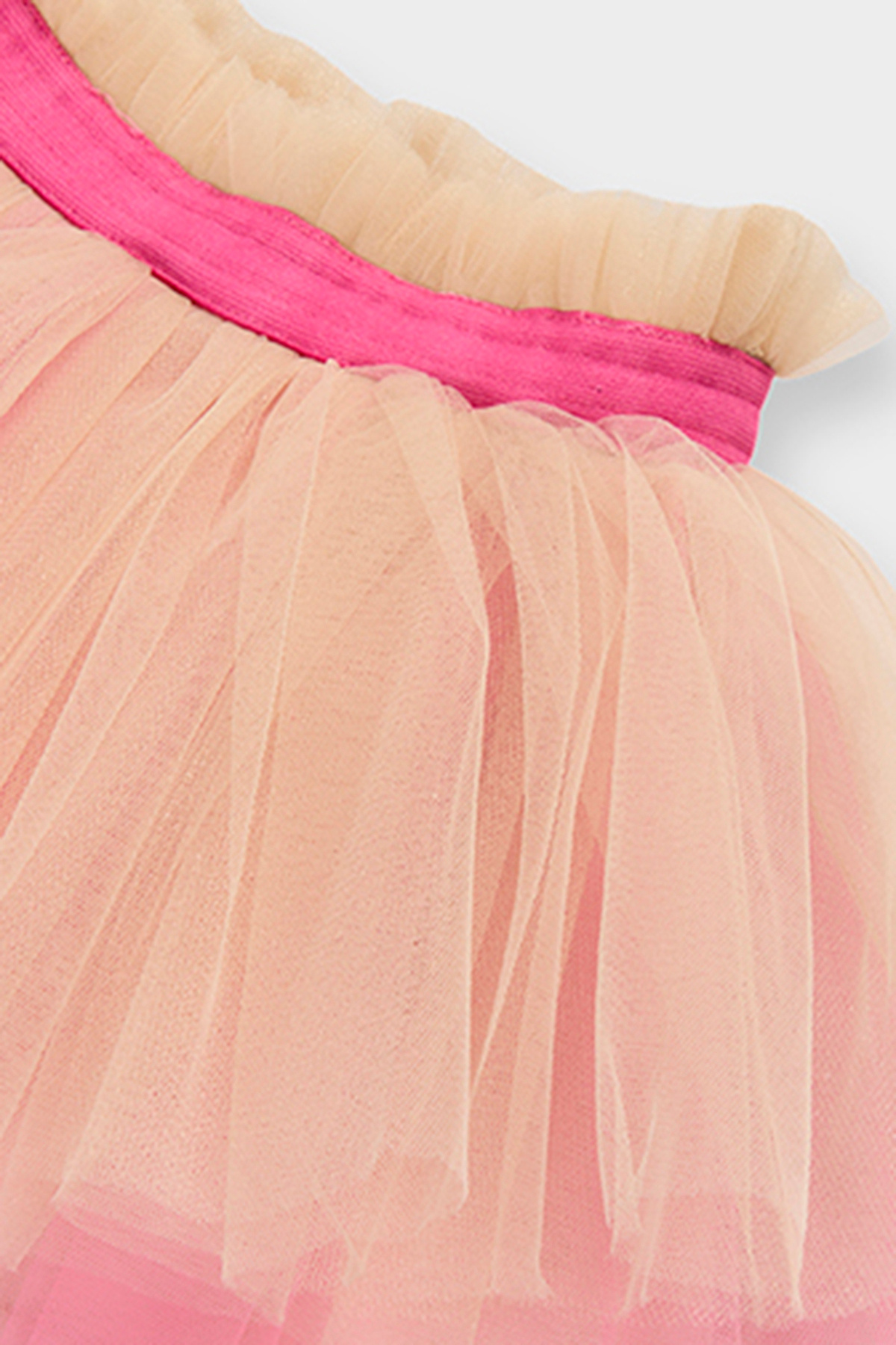 Panço Kız Bebek Katlı Tütü Fuşya Etek fotoğrafı 3 (önizleme)