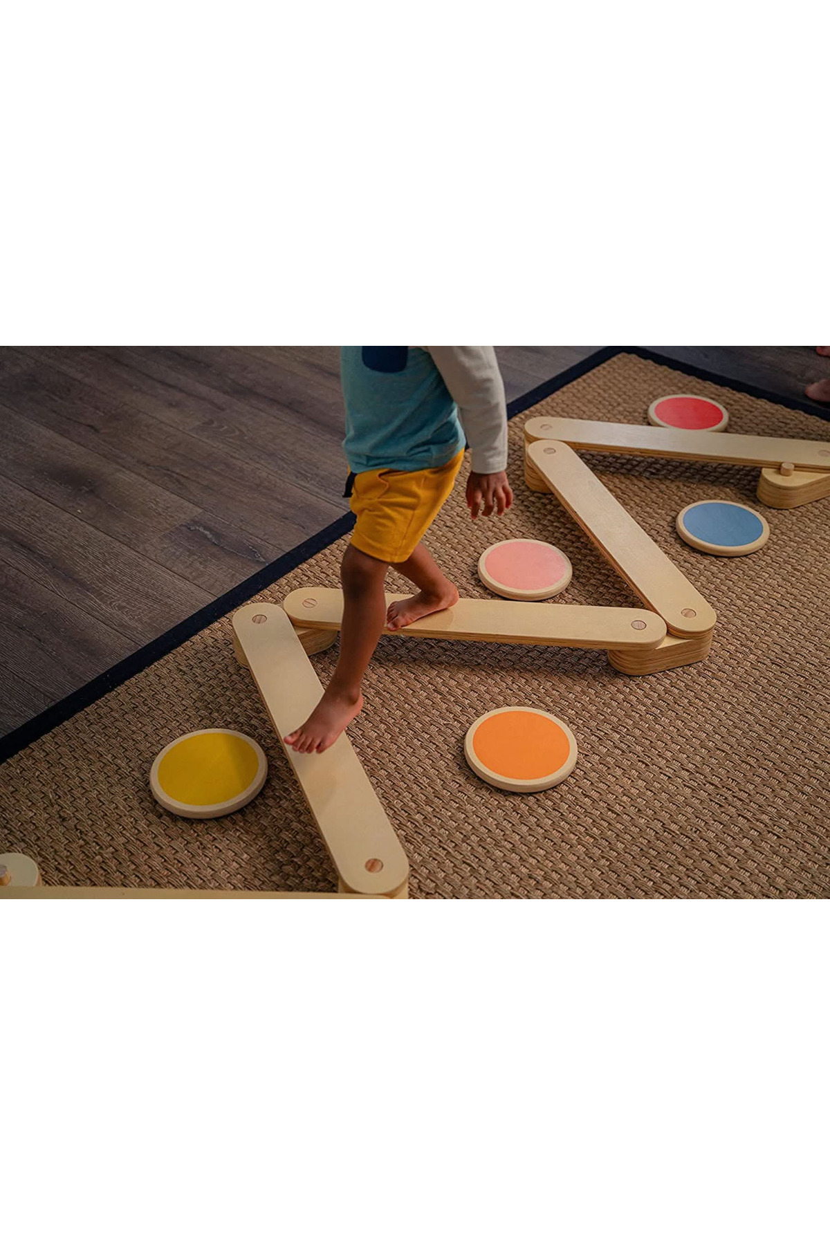 Galery Wood Montessori Ahşap Denge Kirişi (4 SOPA 4 TAŞ) fotoğrafı 4 (önizleme)