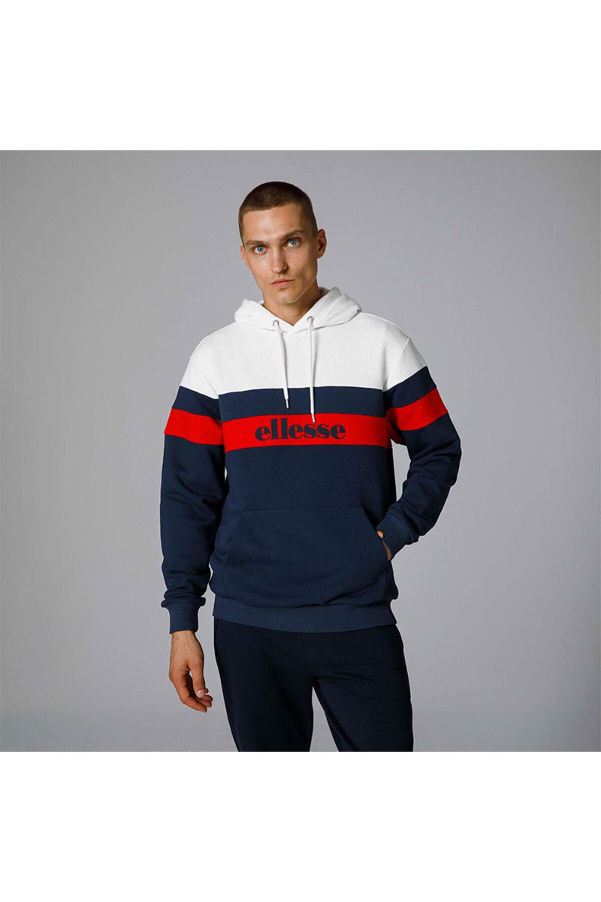 سویشرت مردانه آبی سرمه ای Ellesse Em272-nv