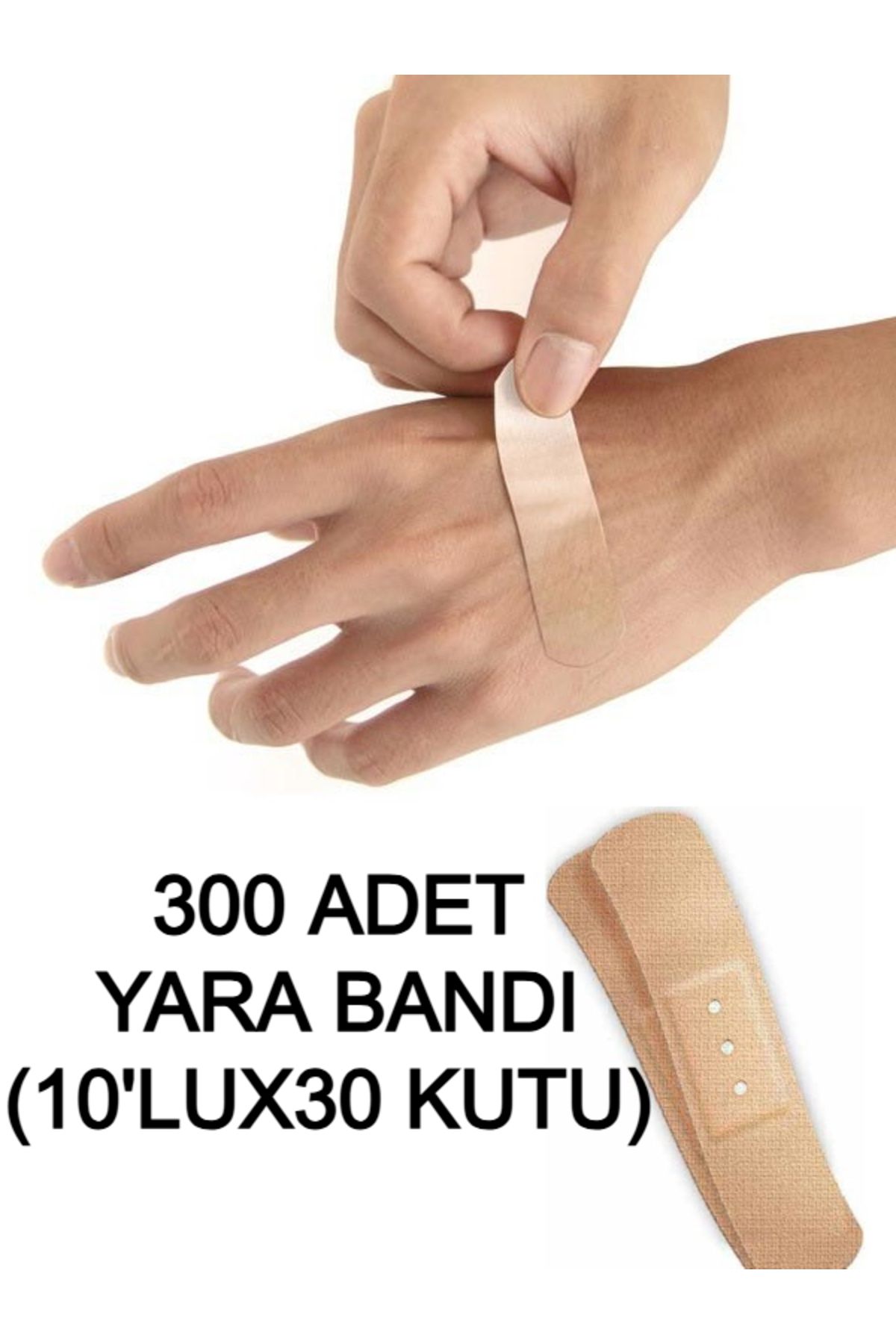 nistabolje 300 Adet Bez Yara Bandı (10'luX30 Paket)