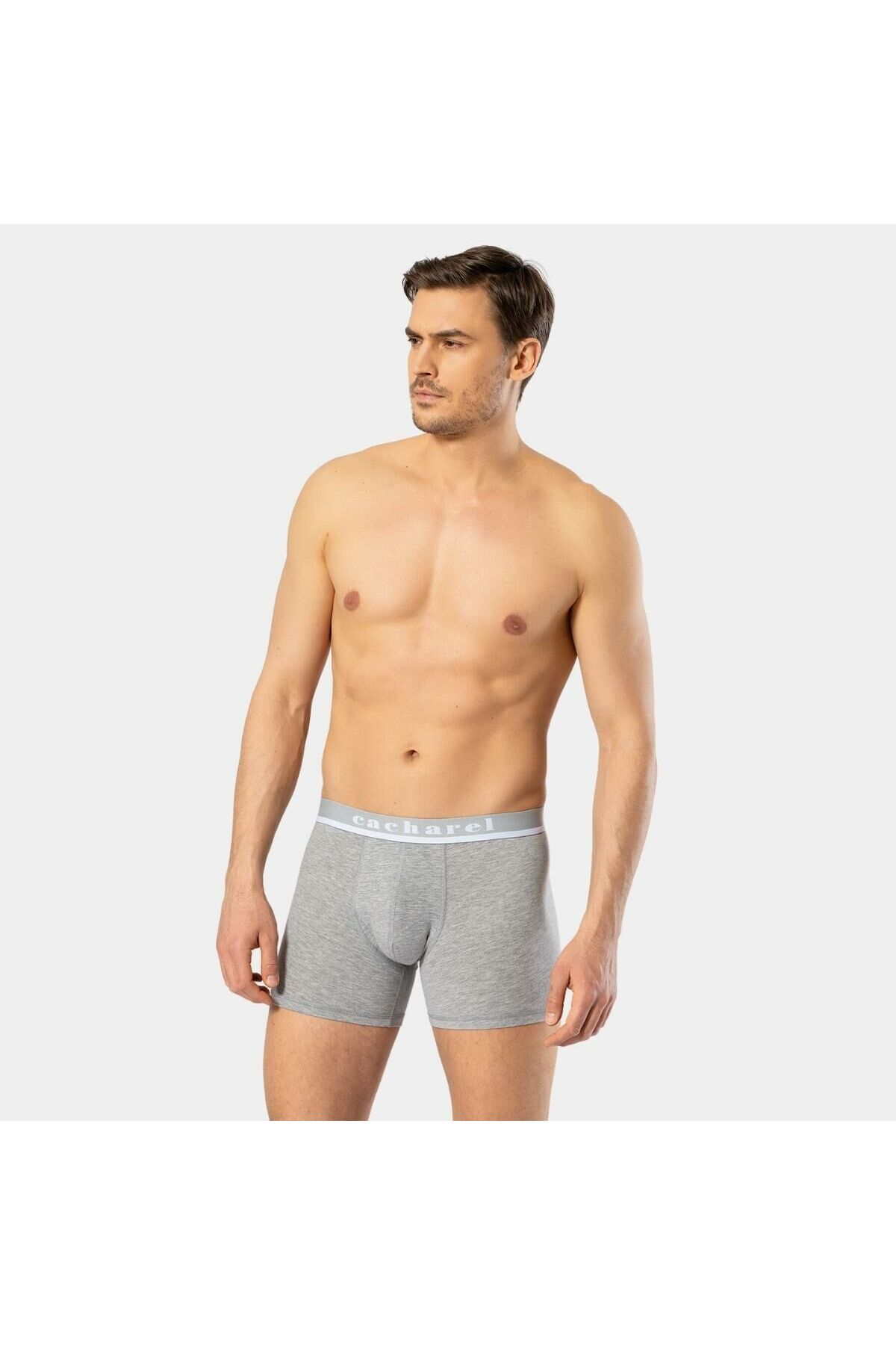Cacharel Erkek Likralı Boxer 1315/Gri