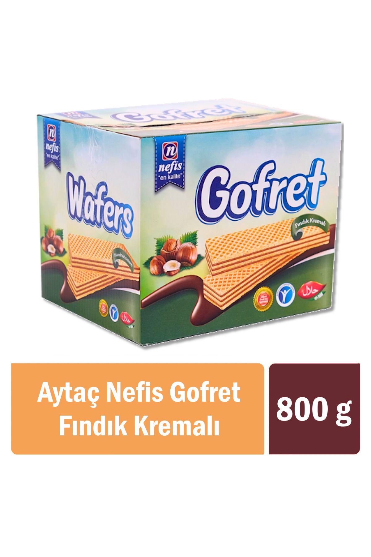 Aytaç Nefis Gofret Fındık Kremalı 800 gr